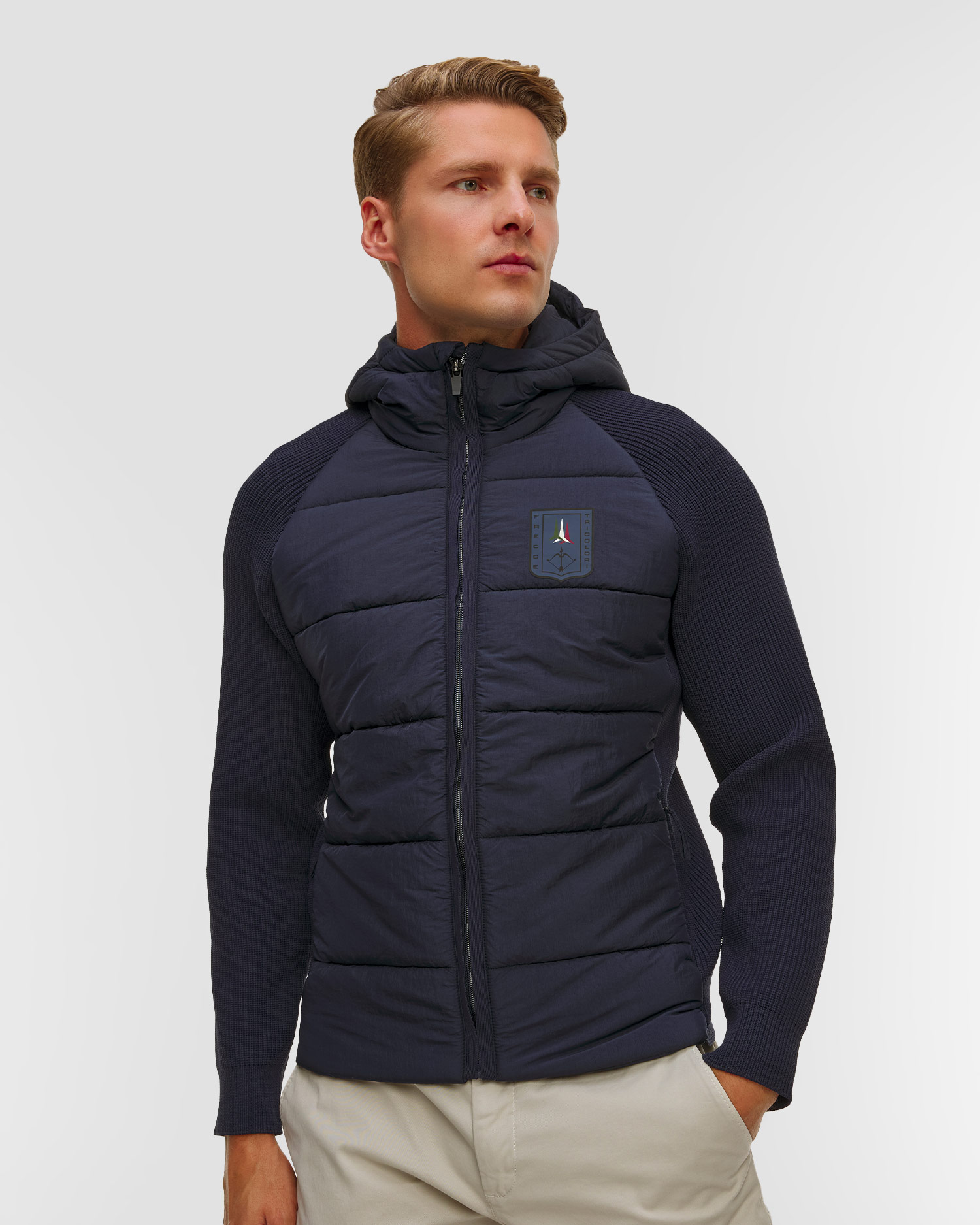 Aeronautica Militare Hybridjacke für Herren in Marineblau