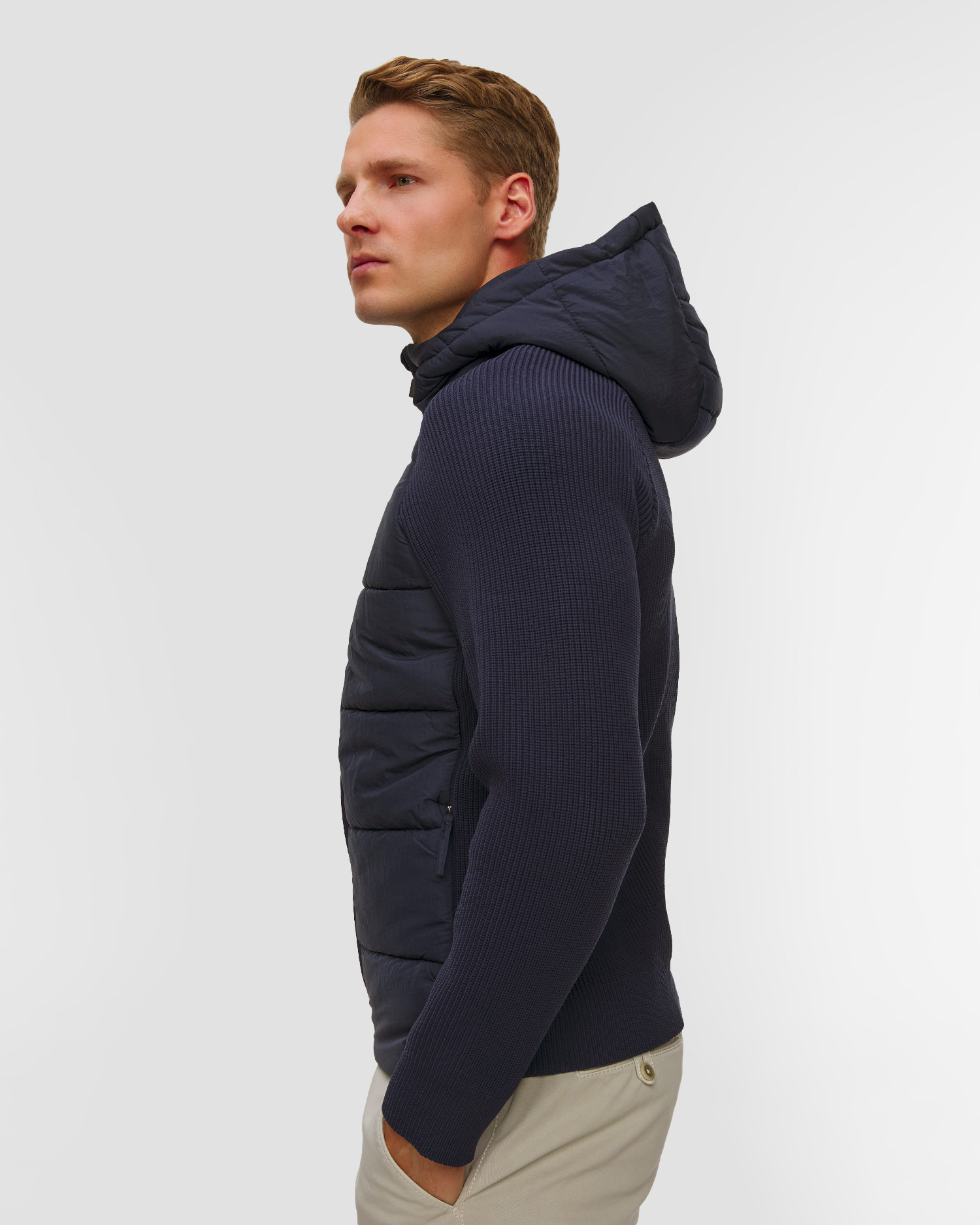 Aeronautica Militare Hybridjacke für Herren in Marineblau