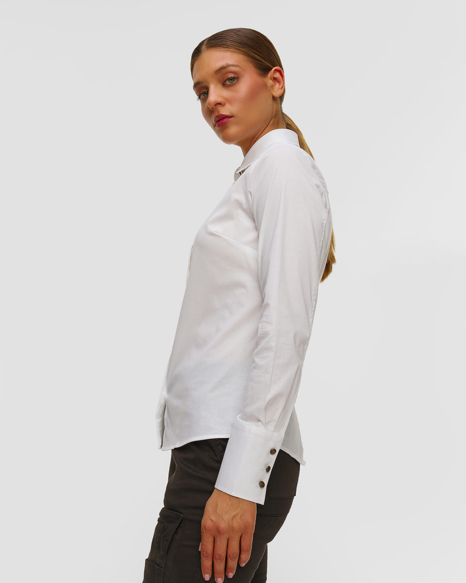 Dámská bílá košile Aeronautica Militare