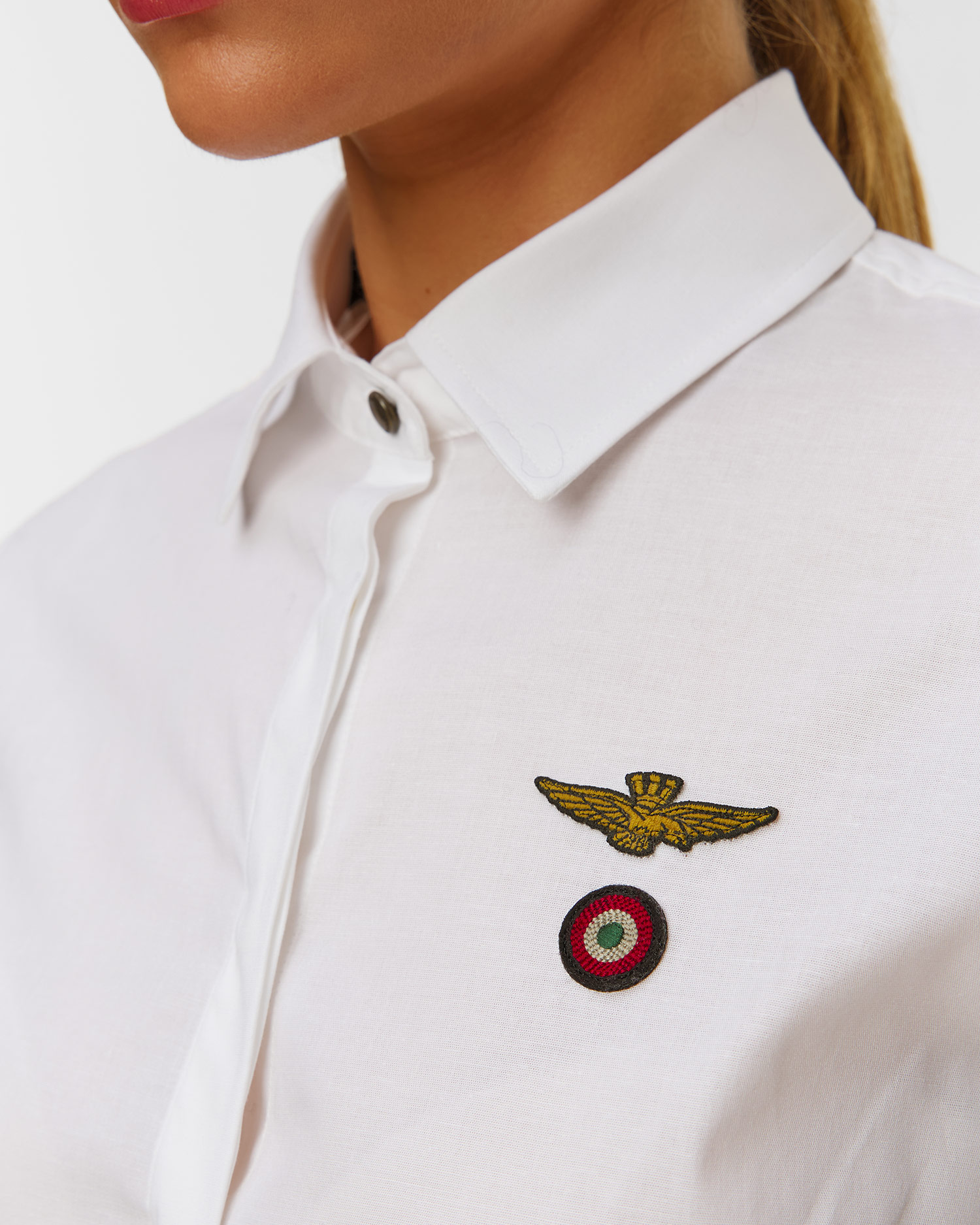 Dámská bílá košile Aeronautica Militare