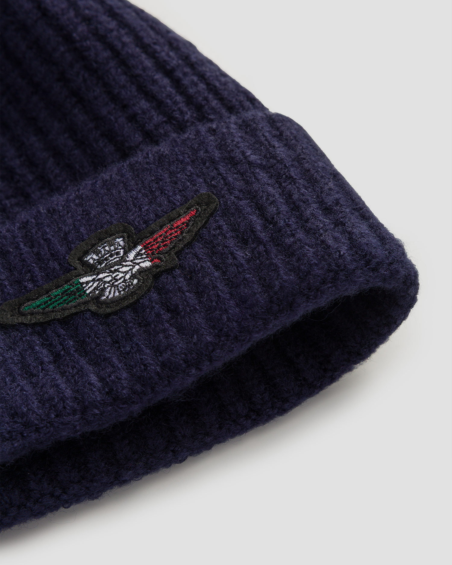 Zimní čepice Aeronautica Militare v Tmavě Modré Barvě