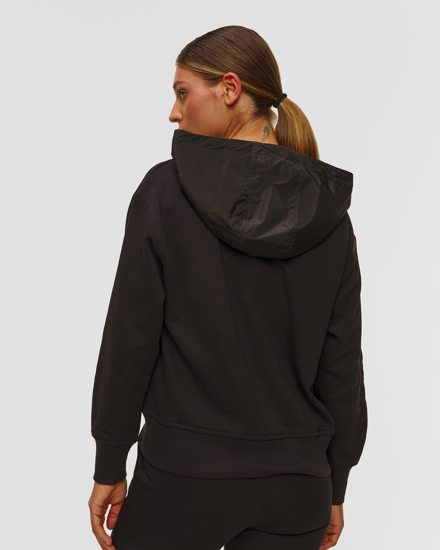 Aeronautica Militare Damen-Kapuzenpullover in Schwarz