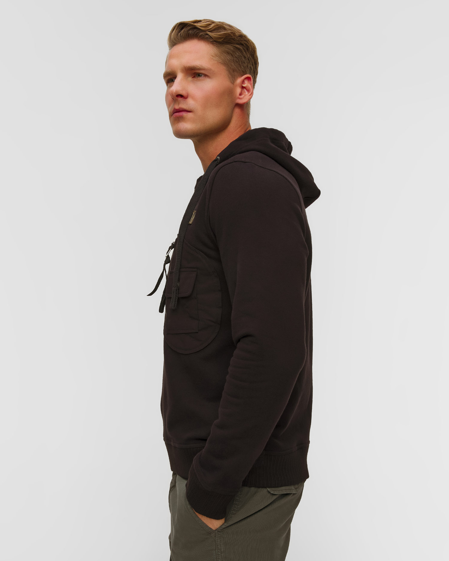 Aeronautica Militare Herren-Sweatshirt in Schwarz