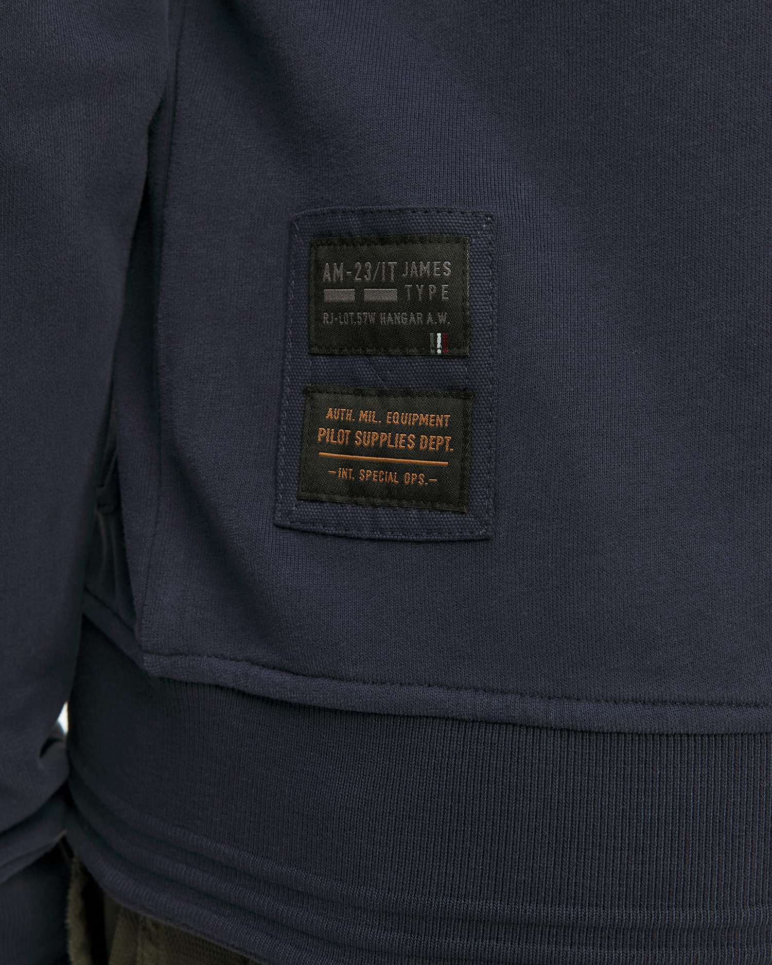 Felpa blu scuro da uomo Aeronautica Militare
