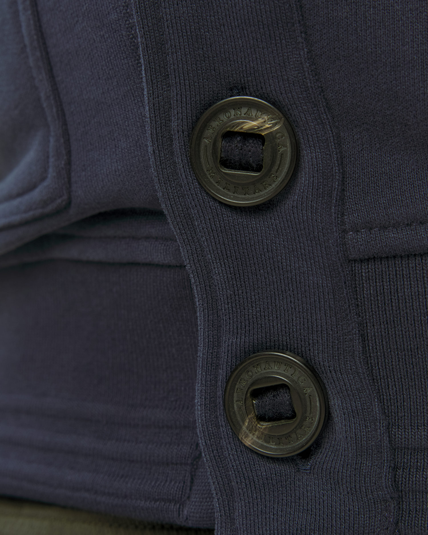 Felpa blu scuro da uomo Aeronautica Militare