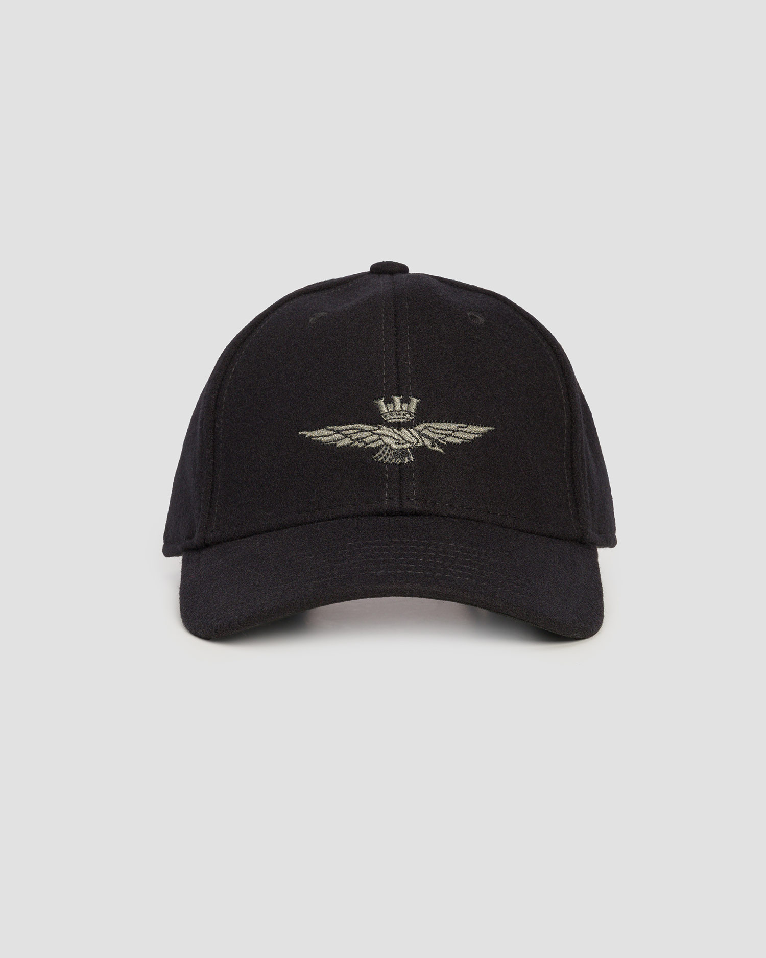 Vlněná kšiltovka Aeronautica Militare v Černé Barvě