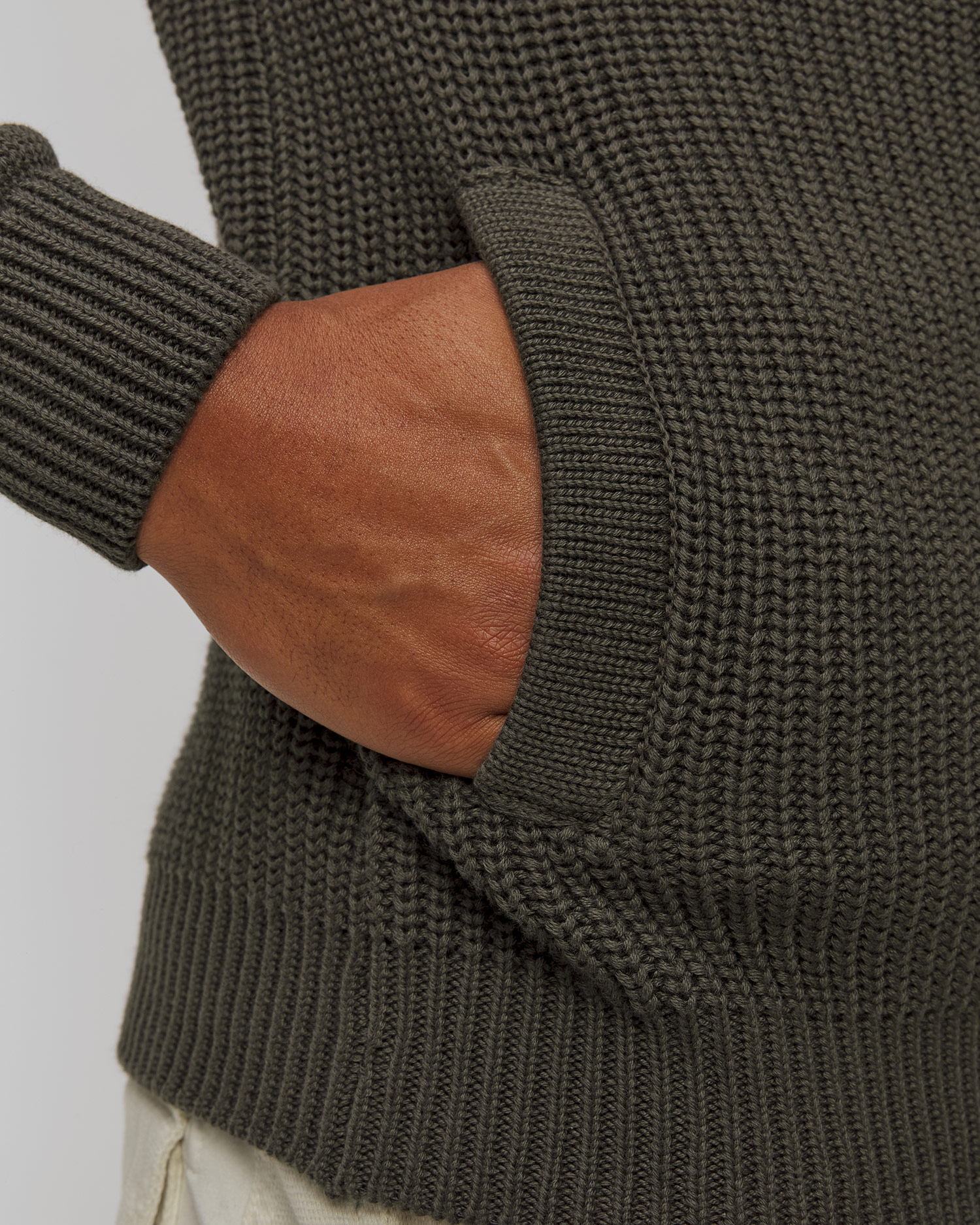 Maglione verde da uomo Aeronautica Militare