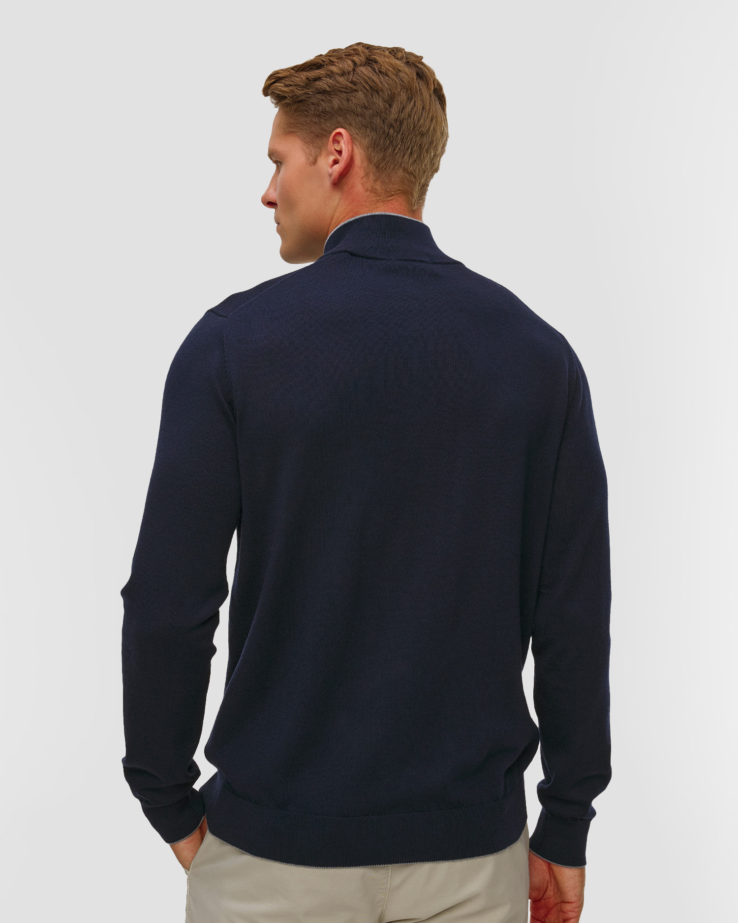 Aeronautica Militare Wollpullover für Herren in Marineblau