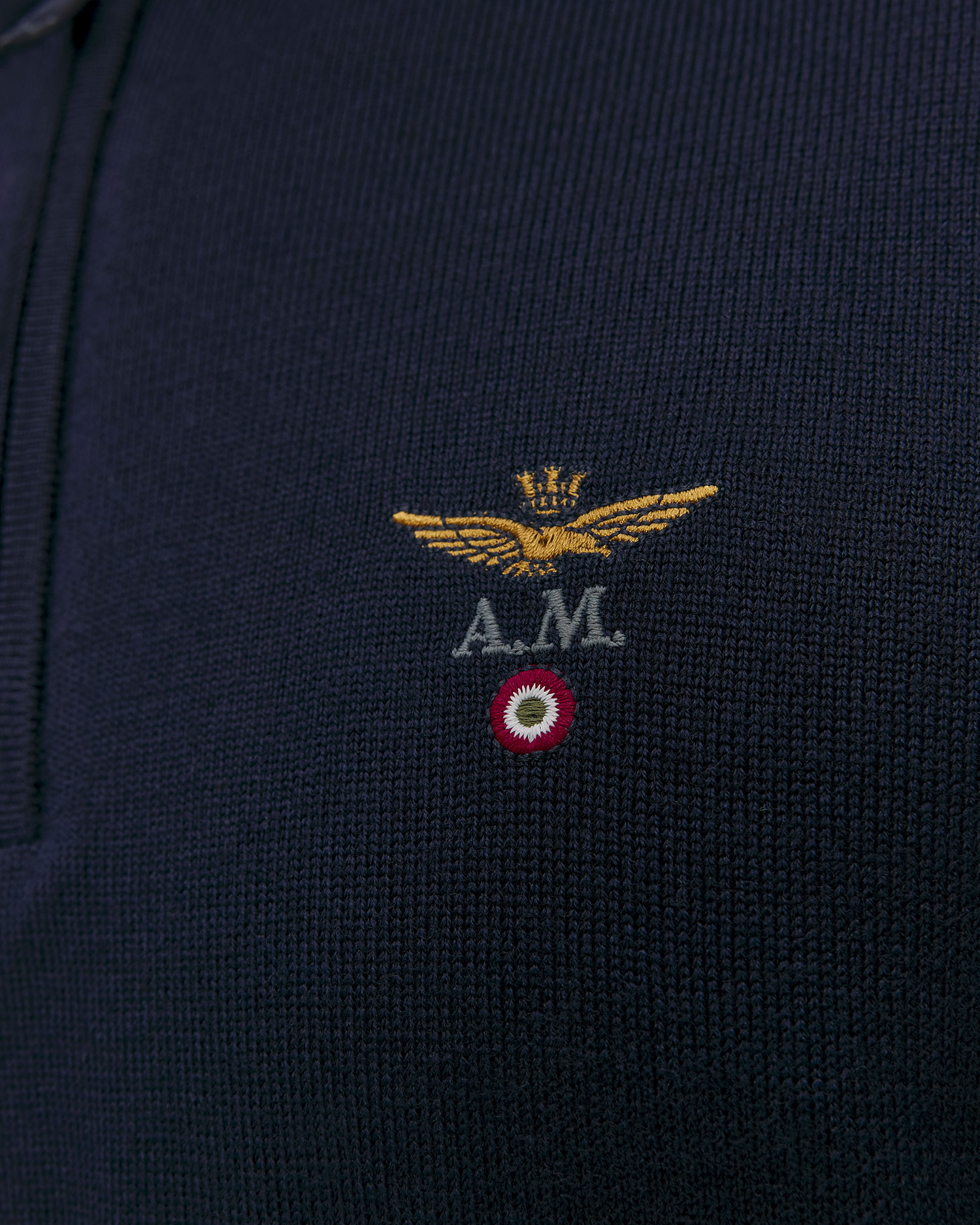 Aeronautica Militare Wollpullover für Herren in Marineblau