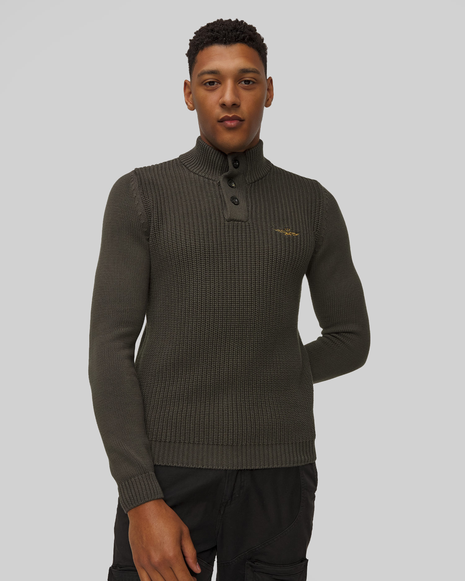 Zelený pánský svetr Aeronautica Militare