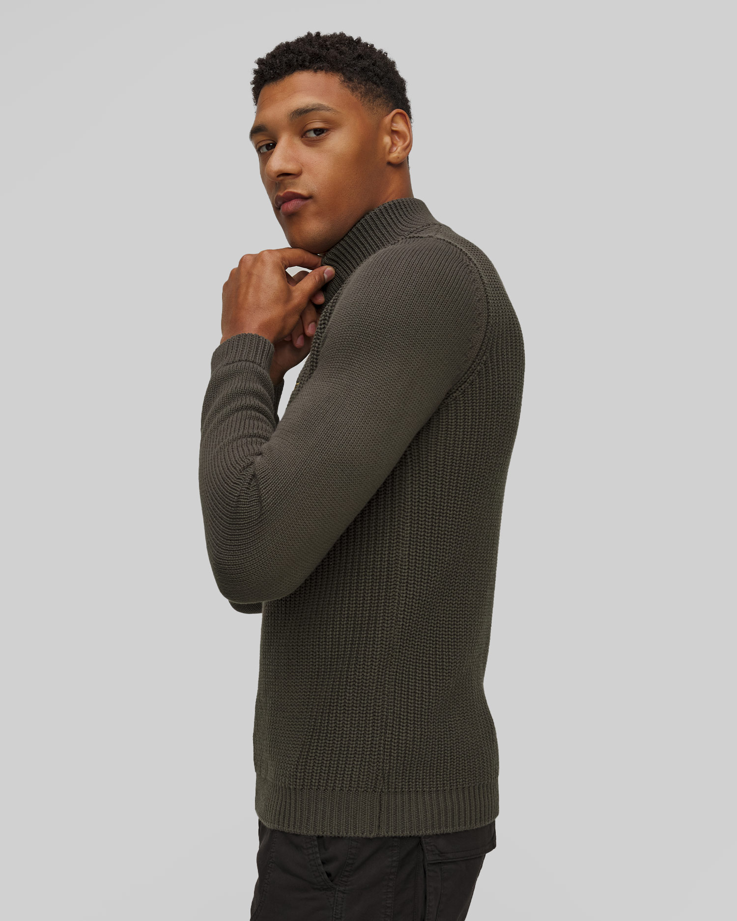 Zelený pánský svetr Aeronautica Militare