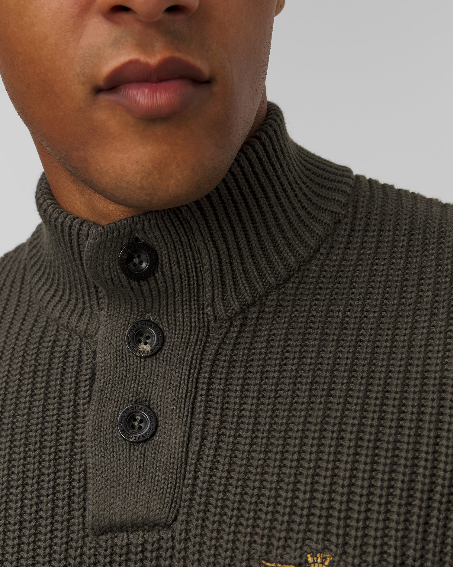 Maglione verde da uomo Aeronautica Militare