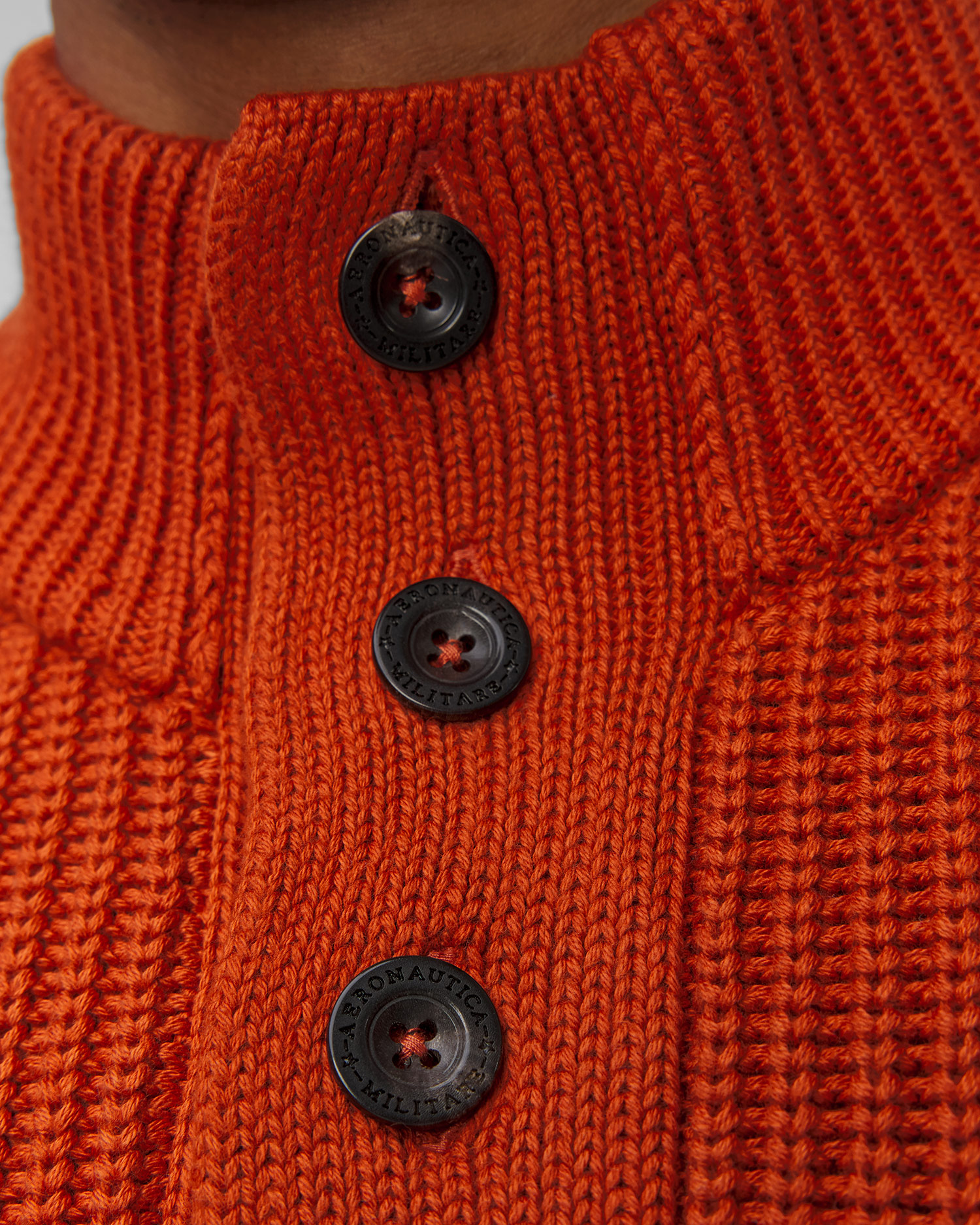 Aeronautica Militare Herrenpullover in Orange