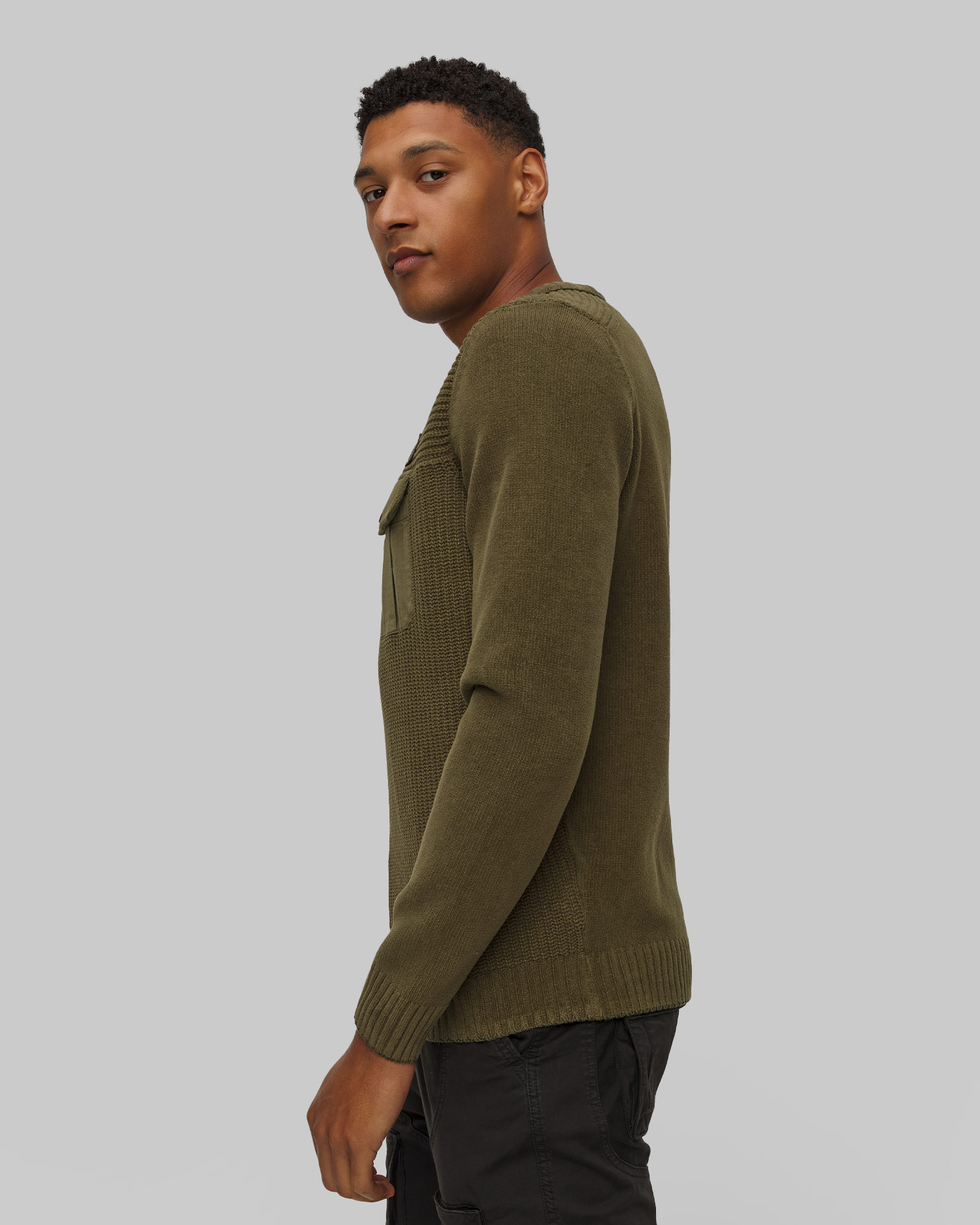 Maglione verde da uomo Aeronautica Militare