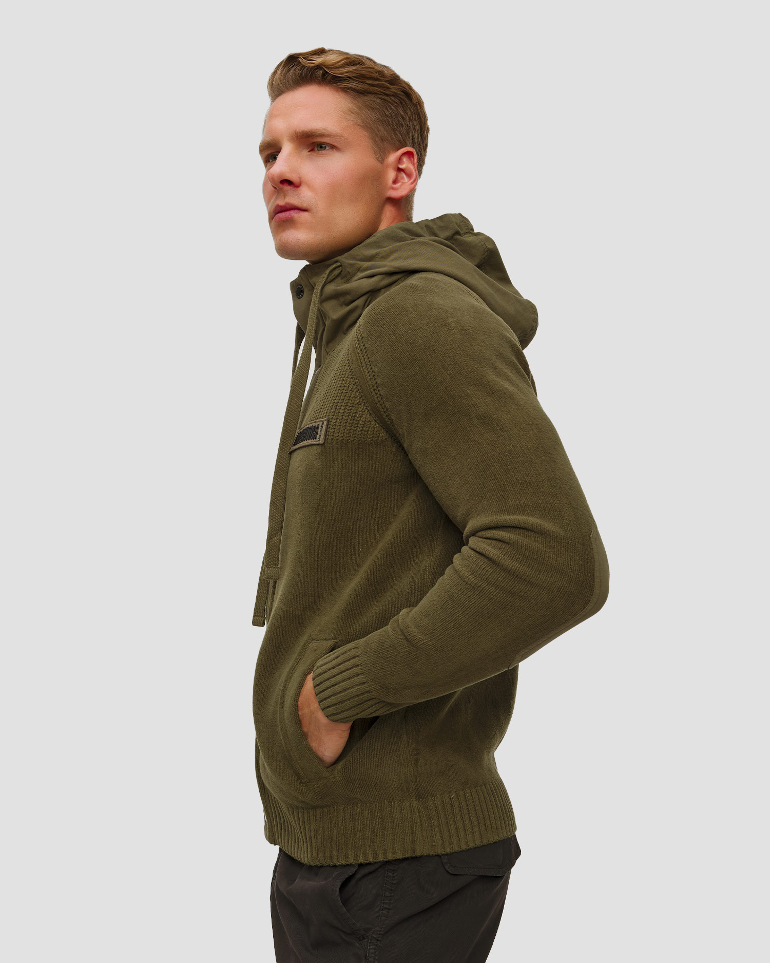 Zielony sweter męski Aeronautica Militare