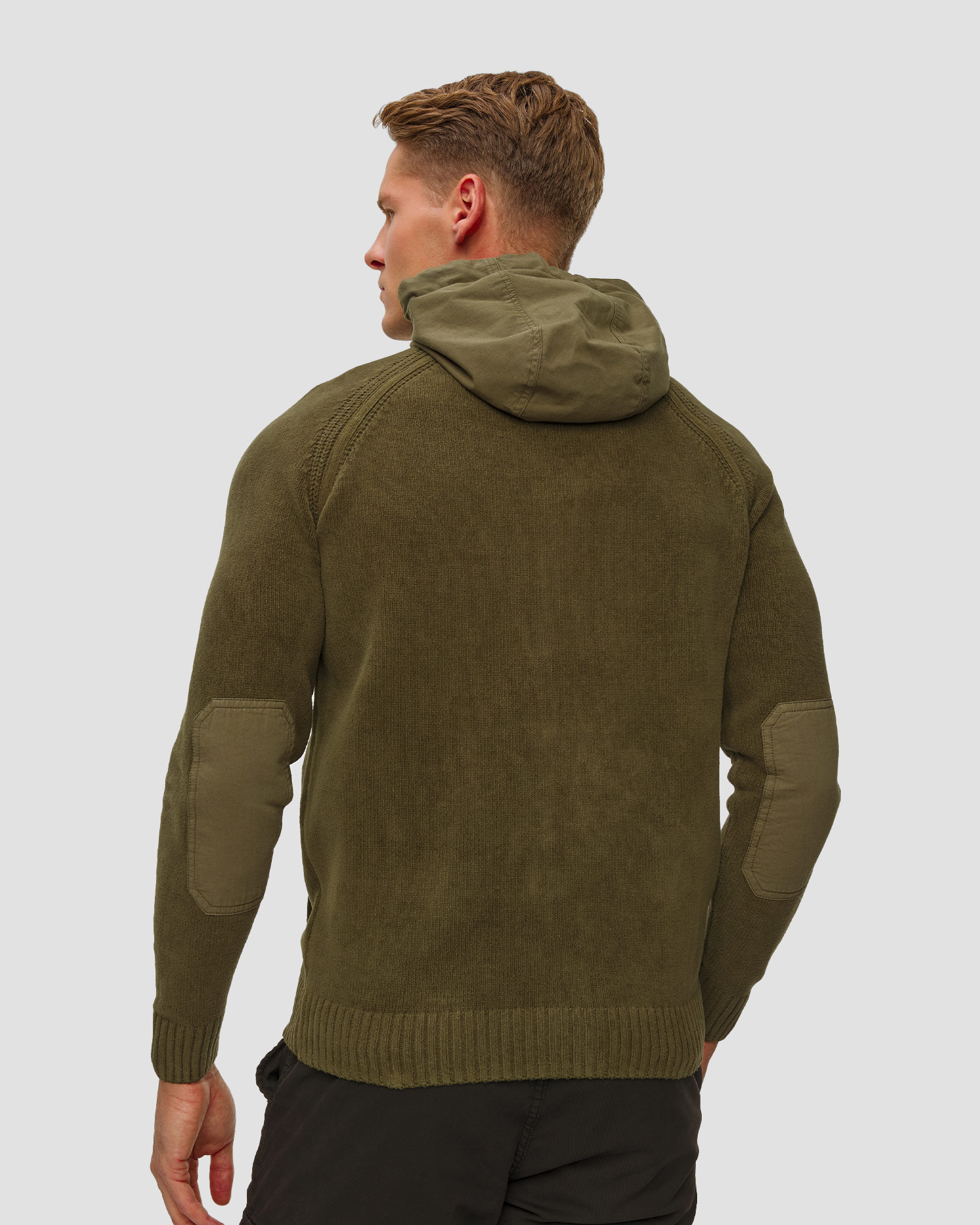 Zielony sweter męski Aeronautica Militare