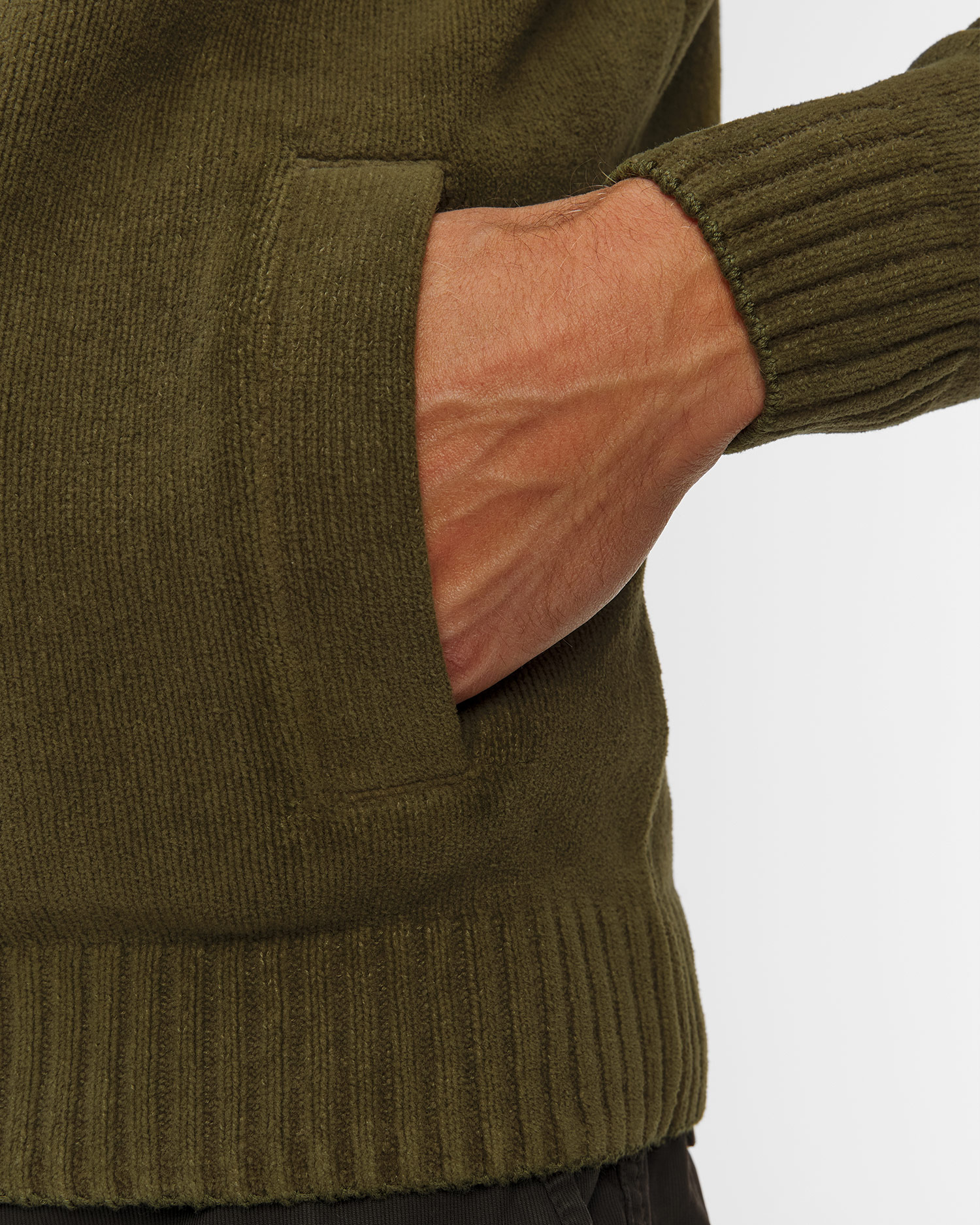 Zielony sweter męski Aeronautica Militare