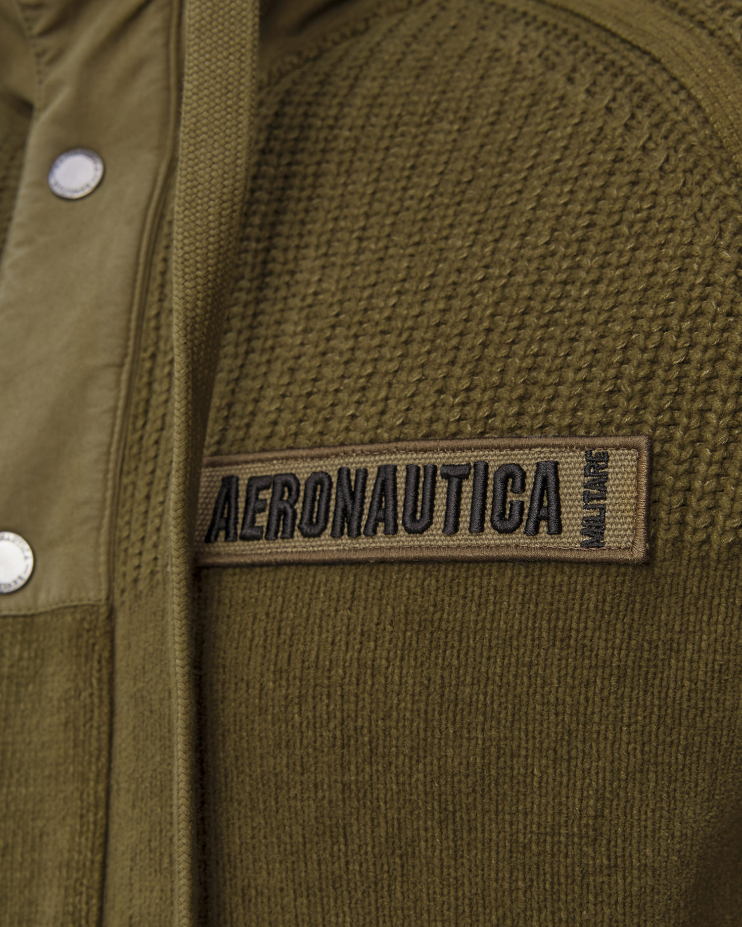 Zielony sweter męski Aeronautica Militare