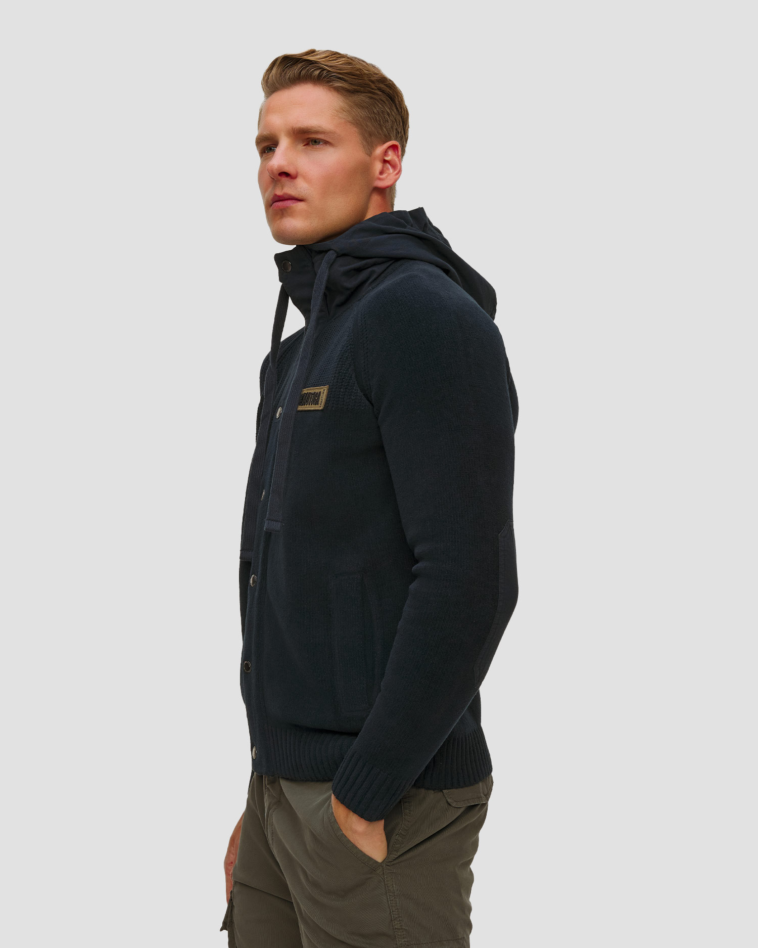 Granatowy sweter męski Aeronautica Militare