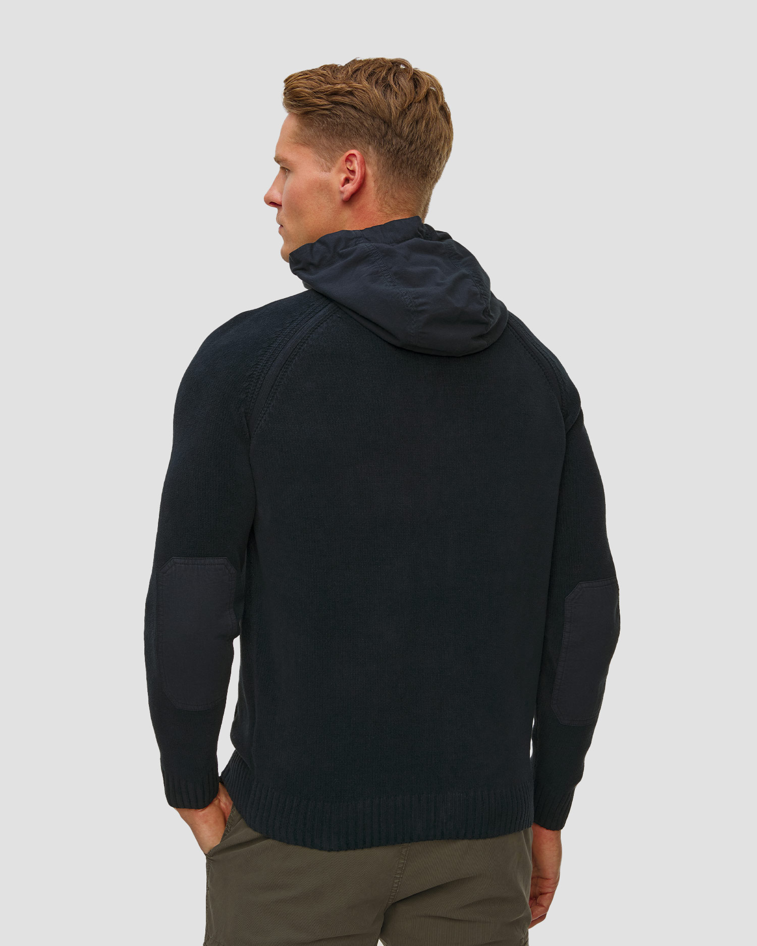 Granatowy sweter męski Aeronautica Militare