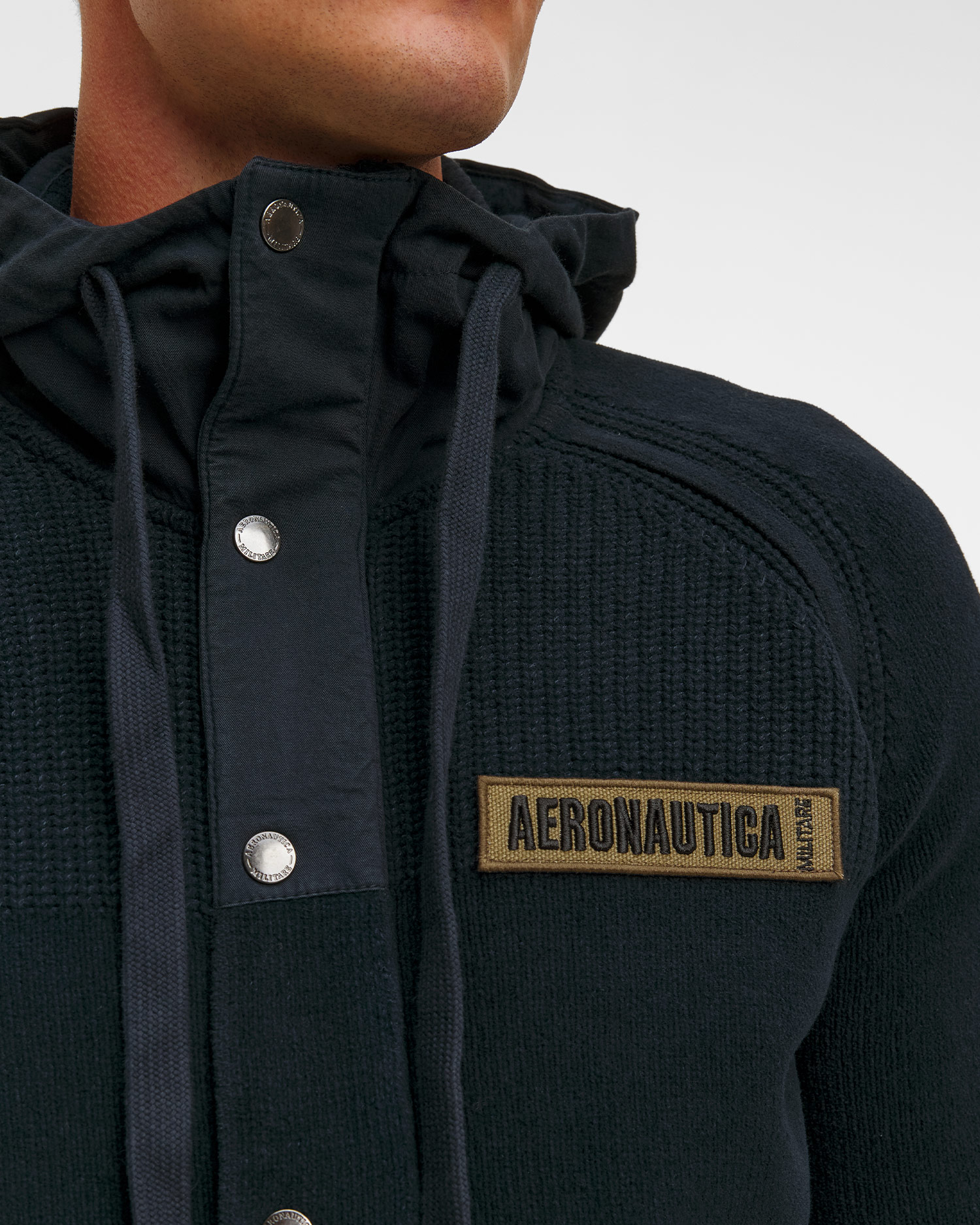Granatowy sweter męski Aeronautica Militare