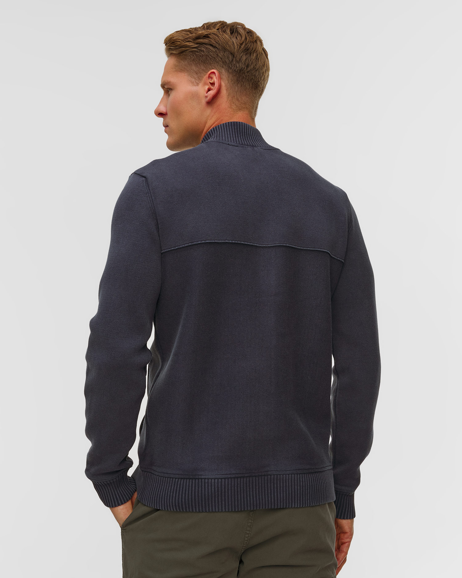 Sweter rozpinany męski Aeronautica Militare