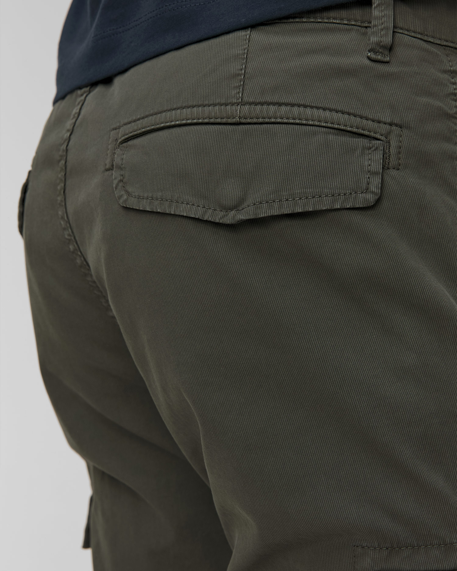 Zelené pánské kapsáčové kalhoty Aeronautica Militare