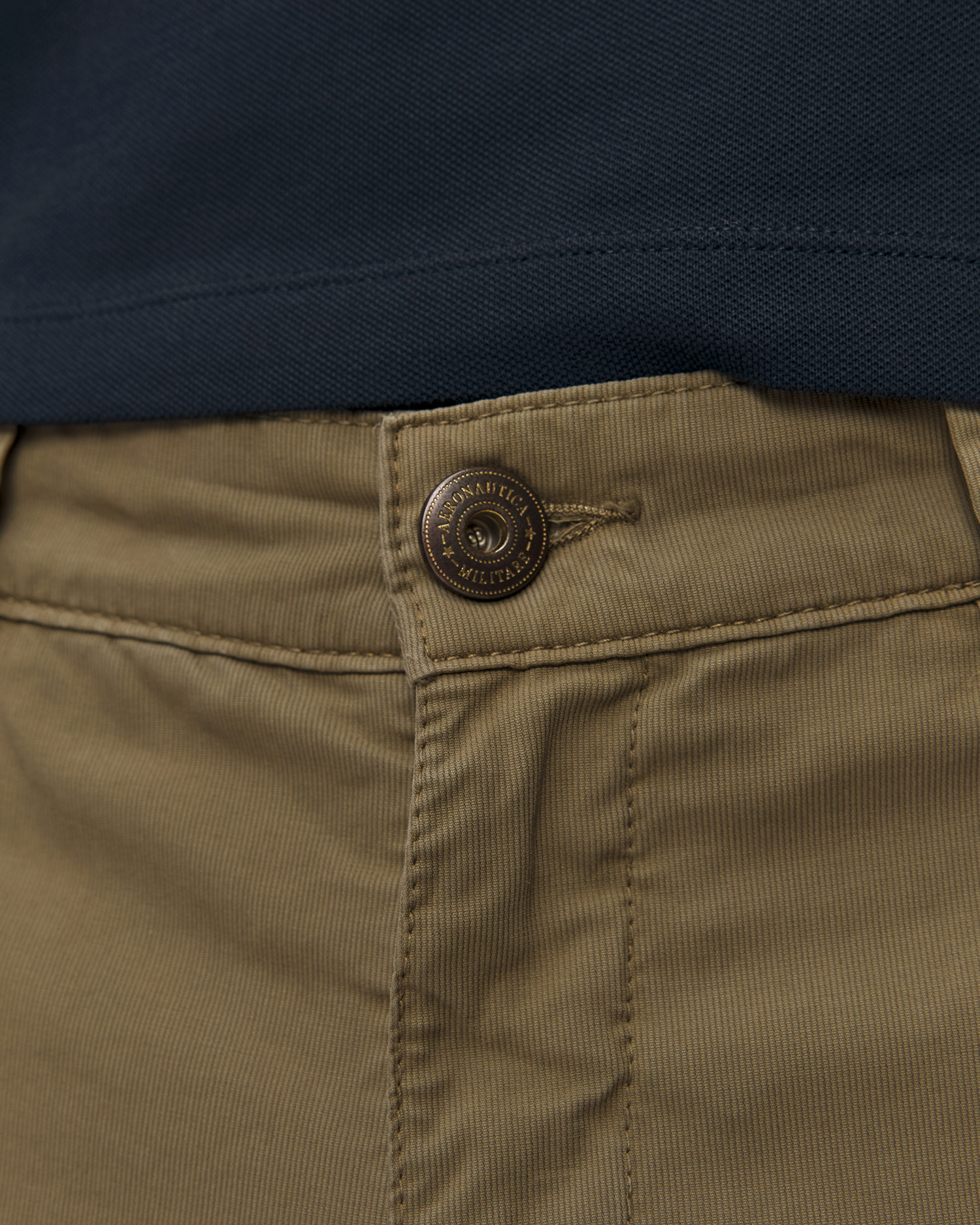 Pánske zelené nohavice cargo Aeronautica Militare