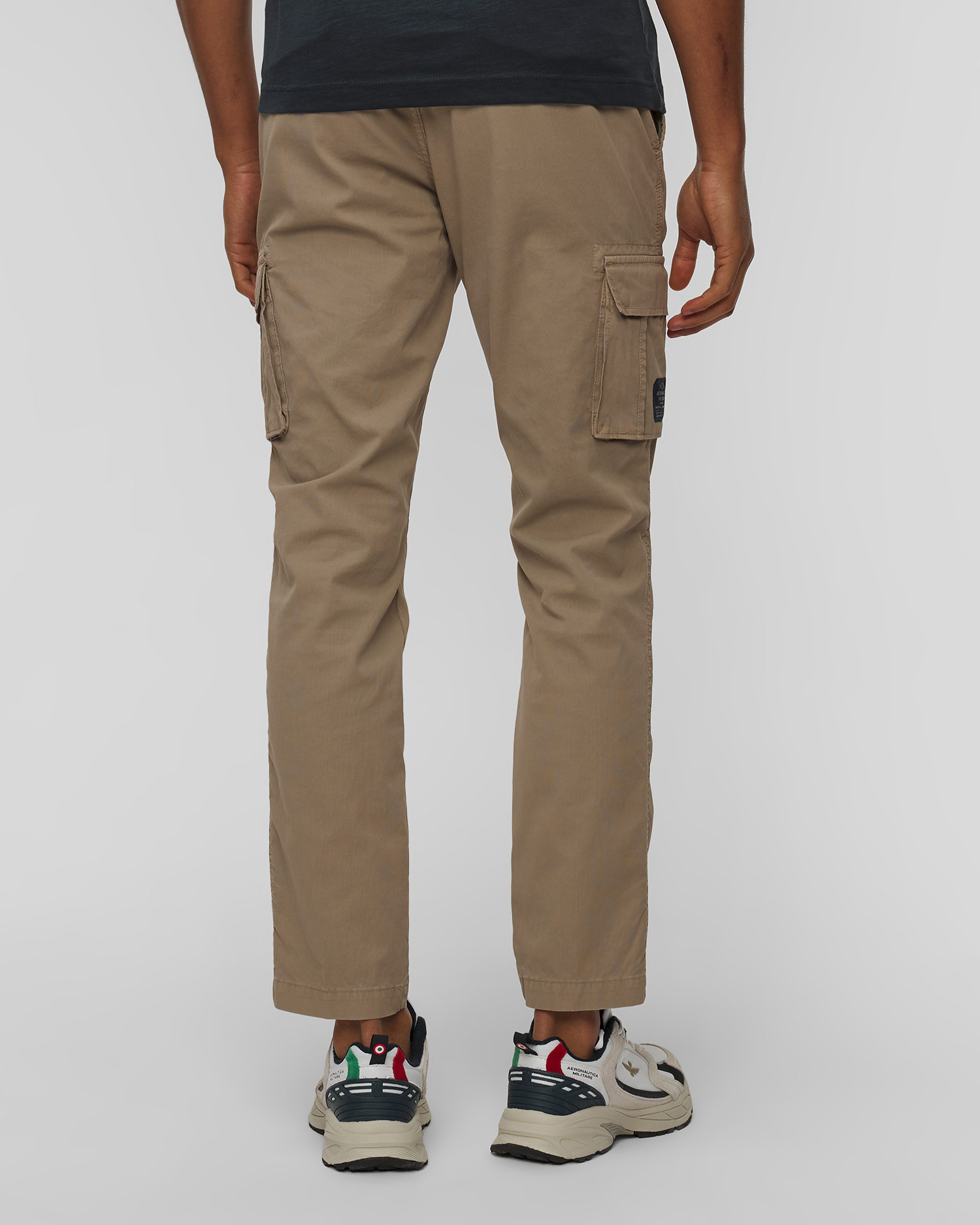 Aeronautica Militare Cargohose für Herren in Beige
