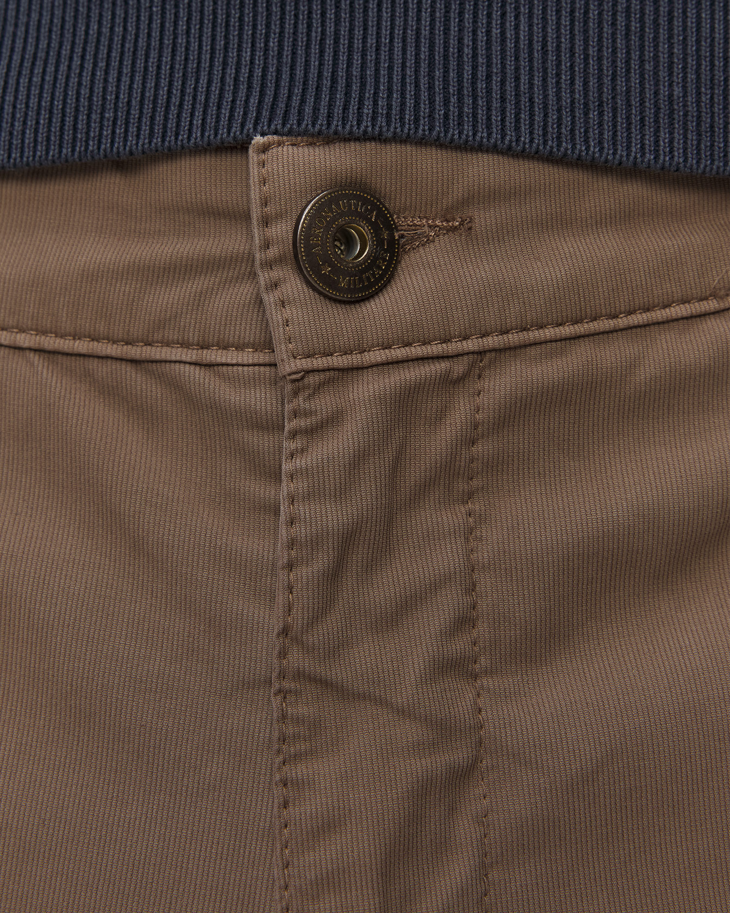 Pánske hnedé nohavice cargo Aeronautica Militare