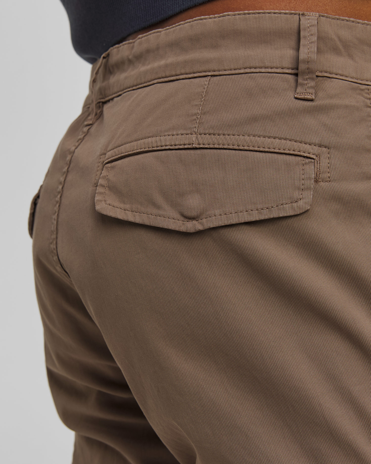 Pánske hnedé nohavice cargo Aeronautica Militare