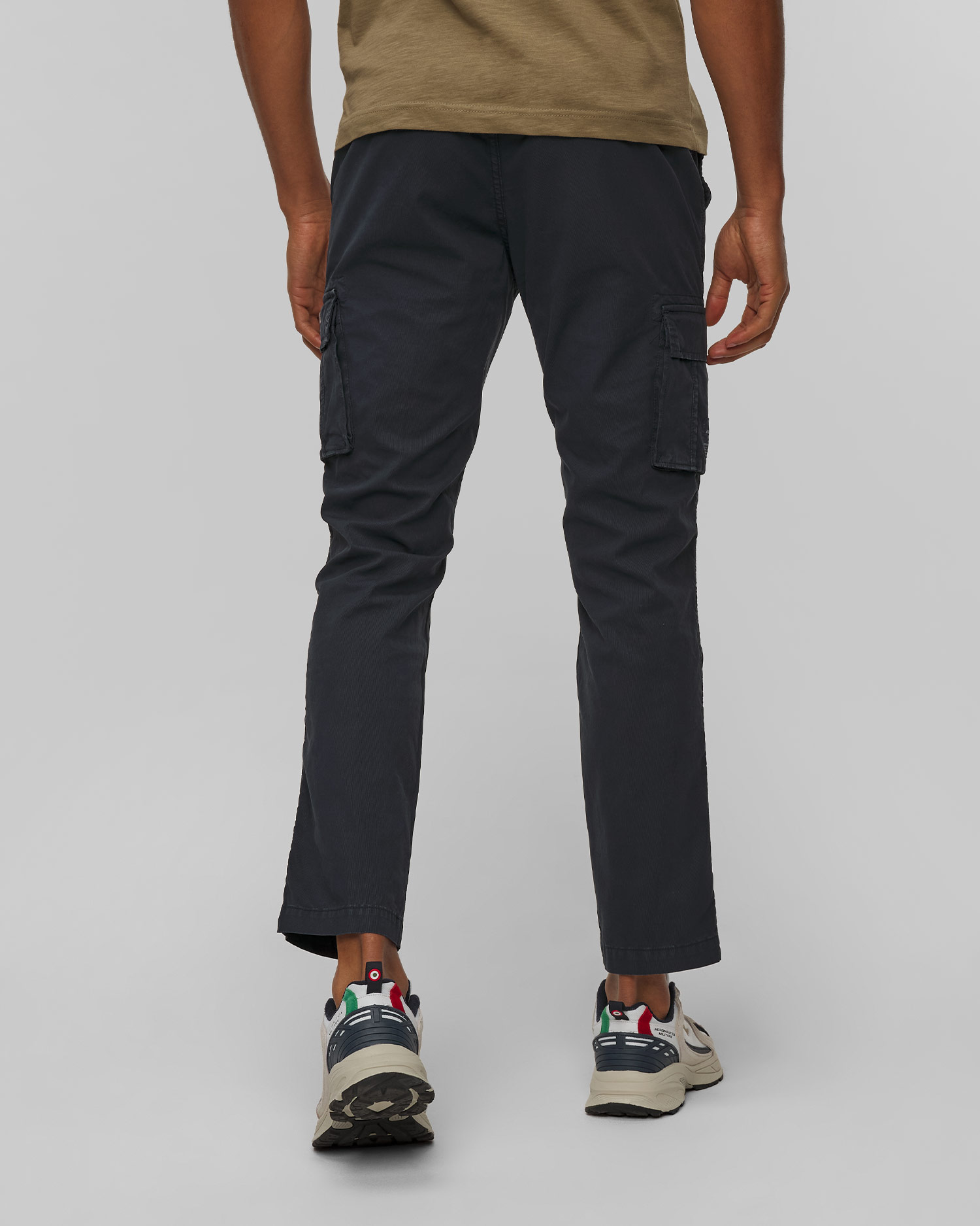 Aeronautica Militare Herren-Cargohose in Marineblau