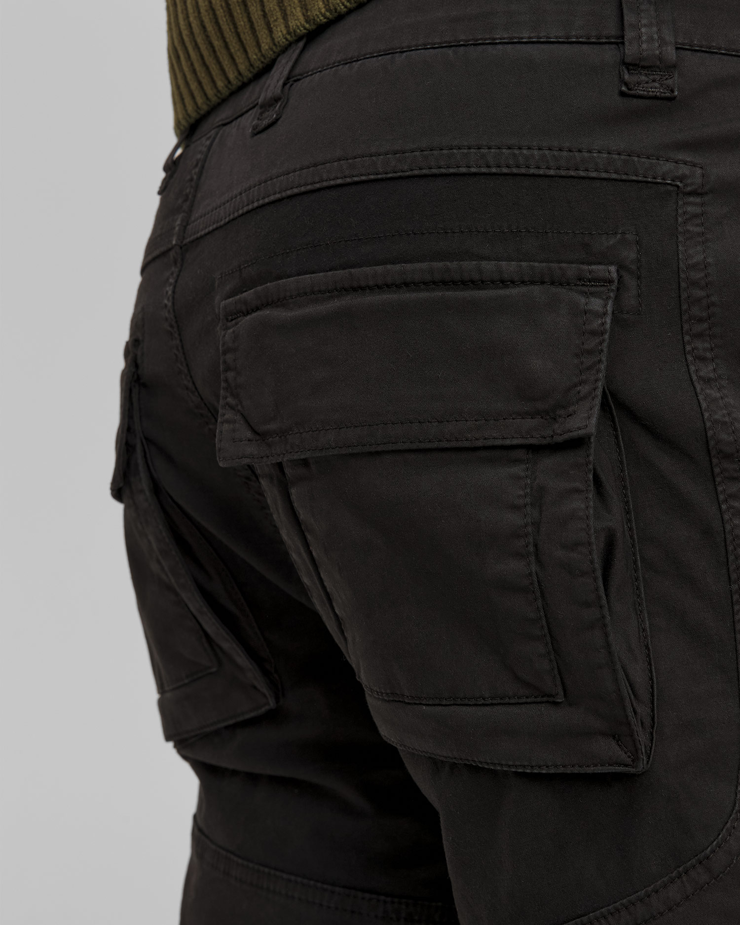 Pánske čierne bojové nohavice Aeronautica Militare