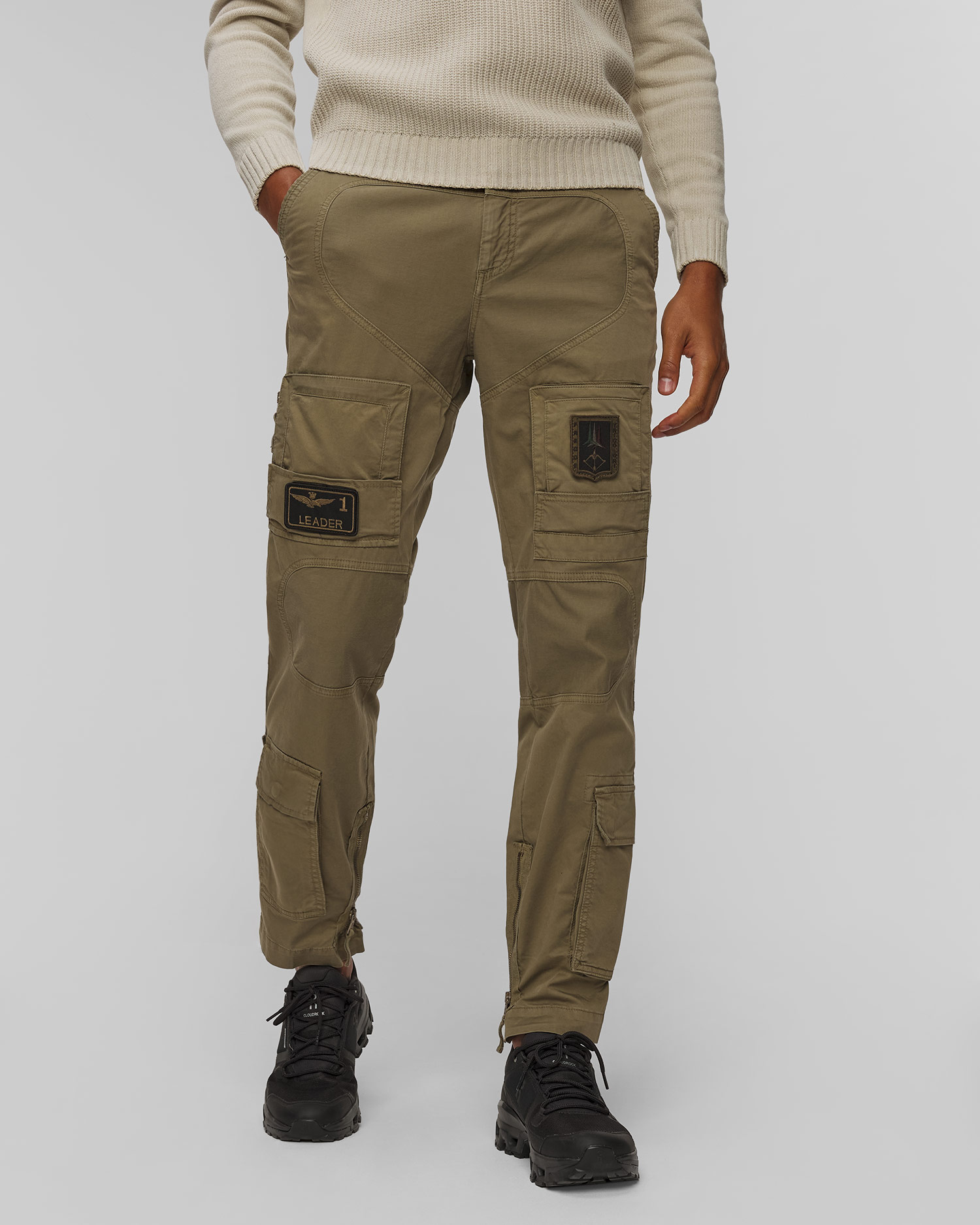Aeronautica Militare Herren-Cargohose in Grün
