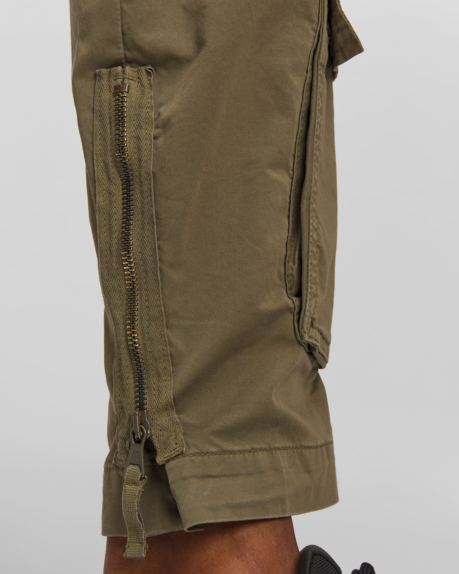 Zelené pánské kapsáčové kalhoty Aeronautica Militare