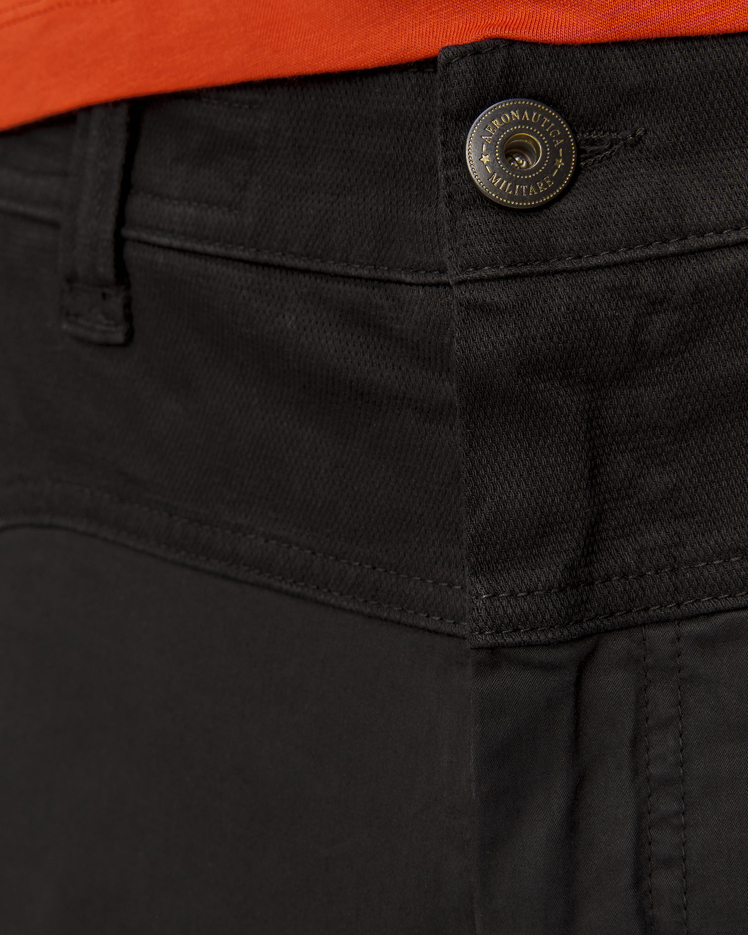 Aeronautica Militare Herren-Cargohose in Schwarz