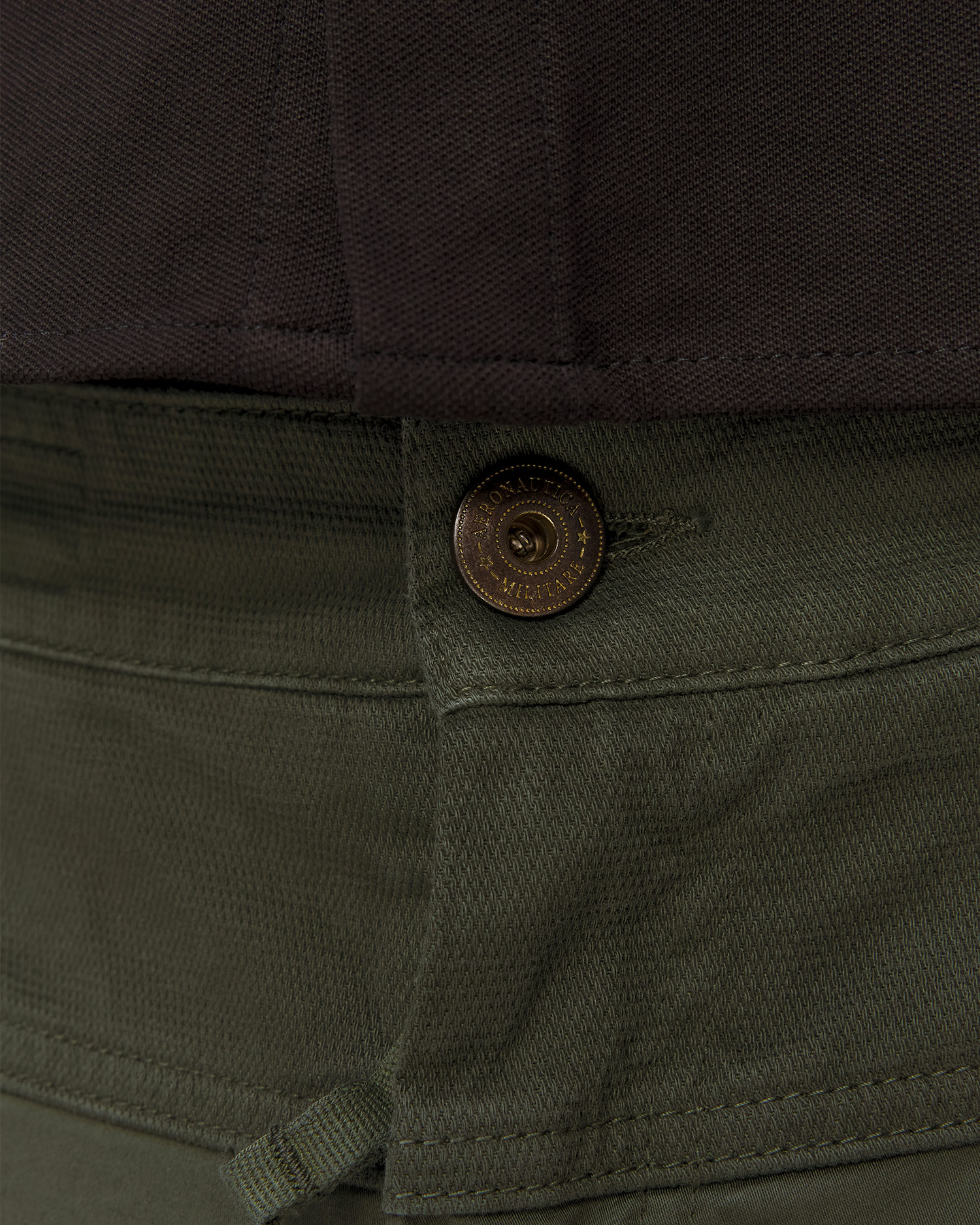 Panské sivé cargo nohavice Aeronautica Militare