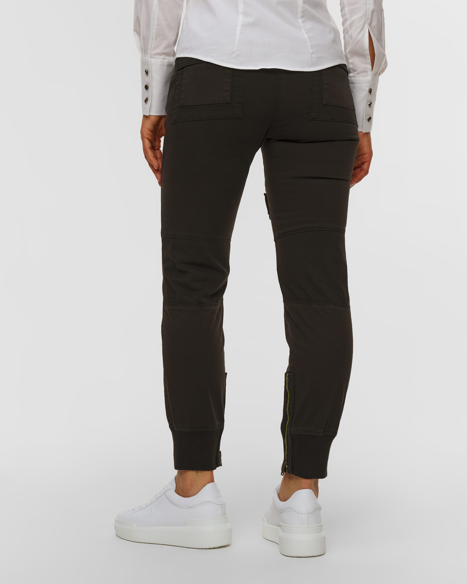 Černé dámské kalhoty Aeronautica Militare