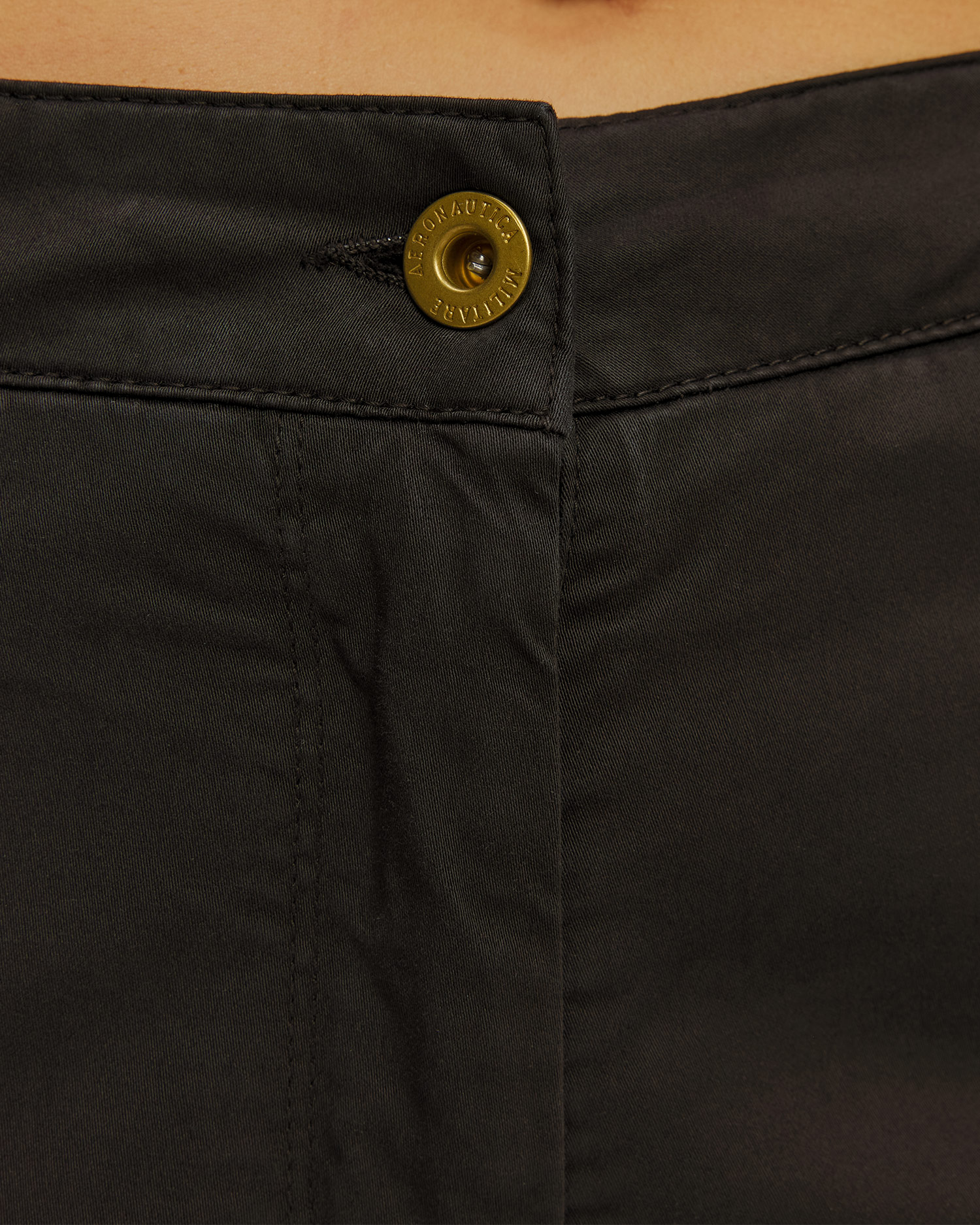Černé dámské kalhoty Aeronautica Militare