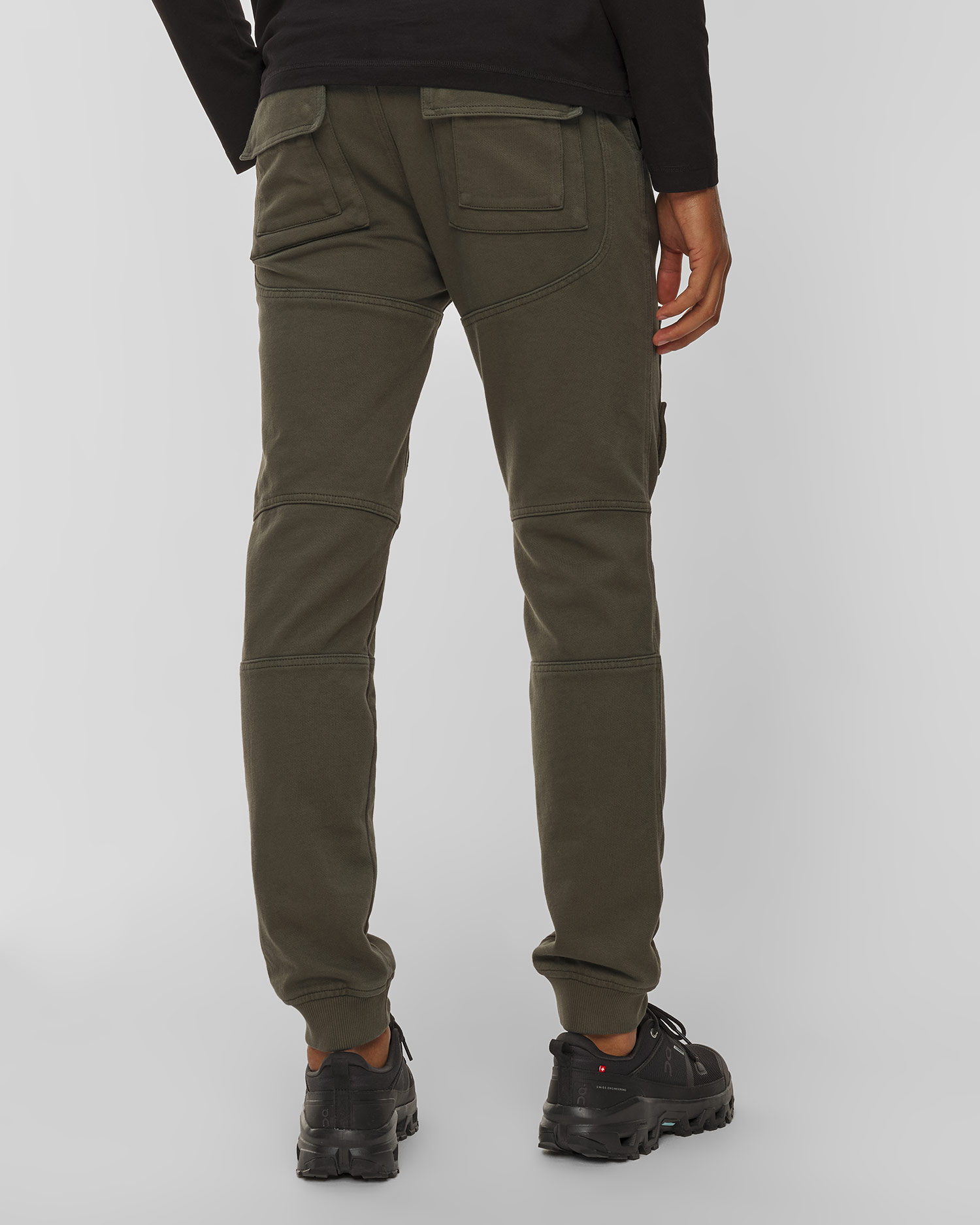 Zelené pánské kapsáčové tepláky Aeronautica Militare