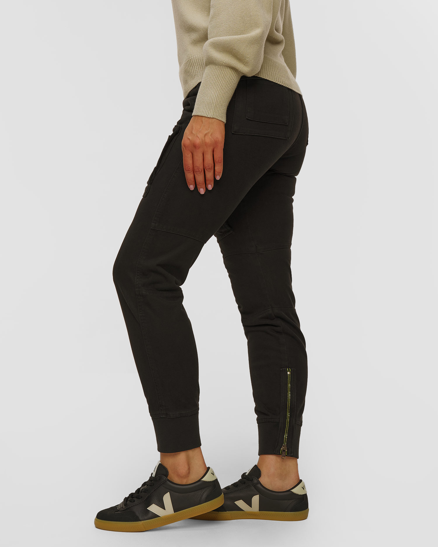 Černé dámské kalhoty Aeronautica Militare