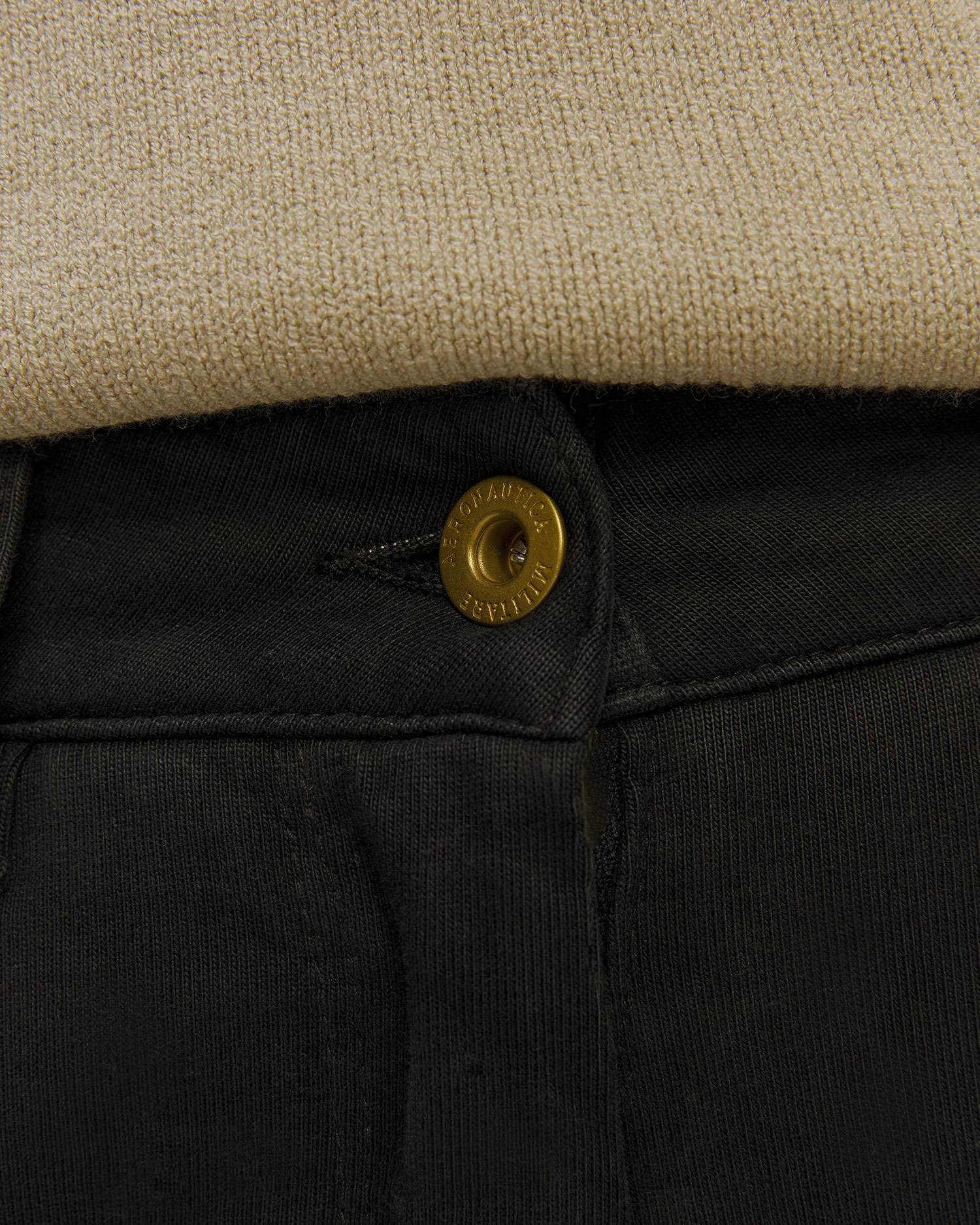 Černé dámské kalhoty Aeronautica Militare