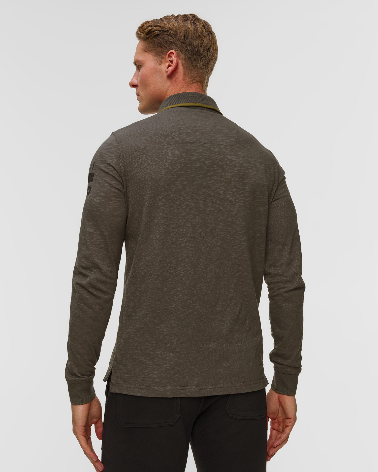 Polo z długim rękawem męskie Aeronautica Militare