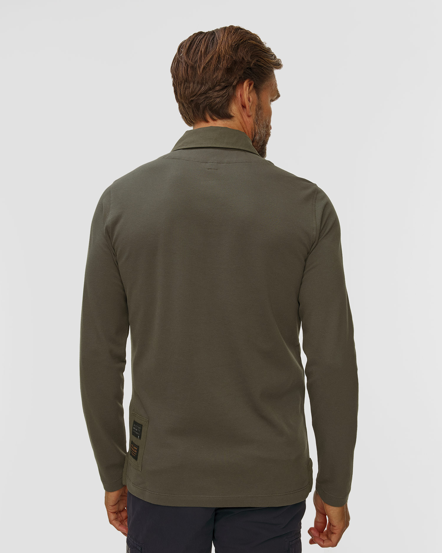 Polo a maniche lunghe da uomo Aeronautica Militare