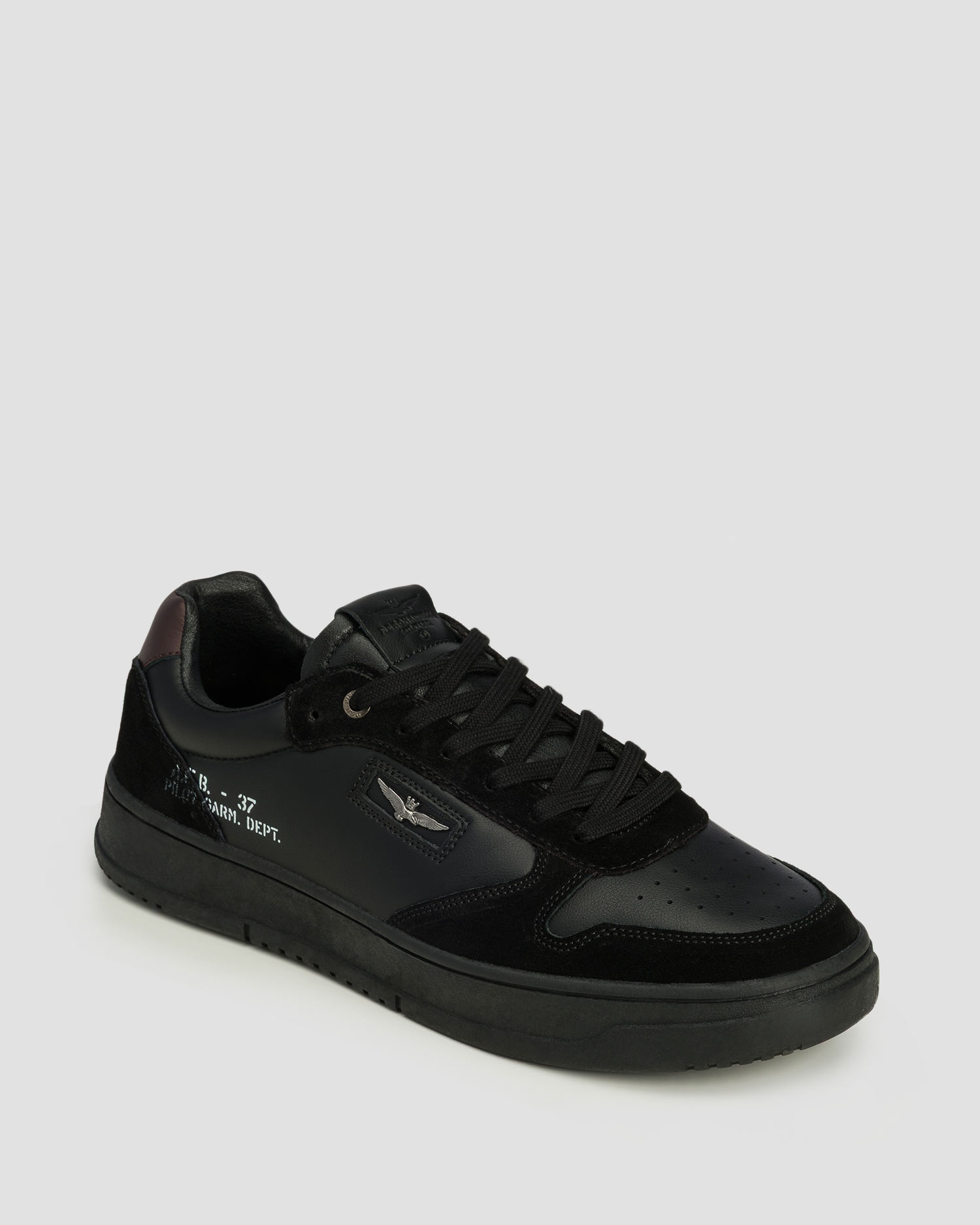 Chaussures noires pour hommes Aeronautica Militare