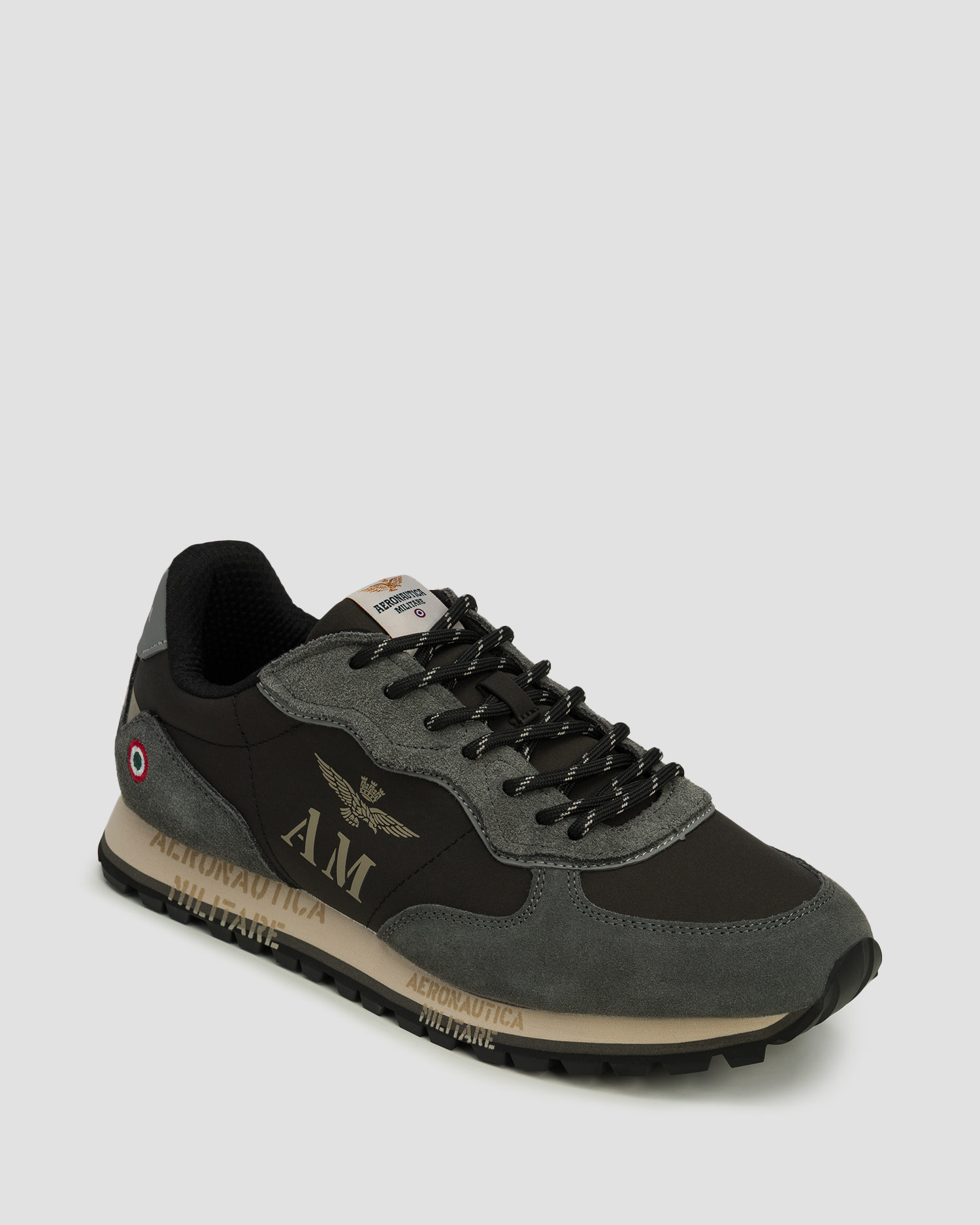 Men's leather sneakers Aeronautica Militare