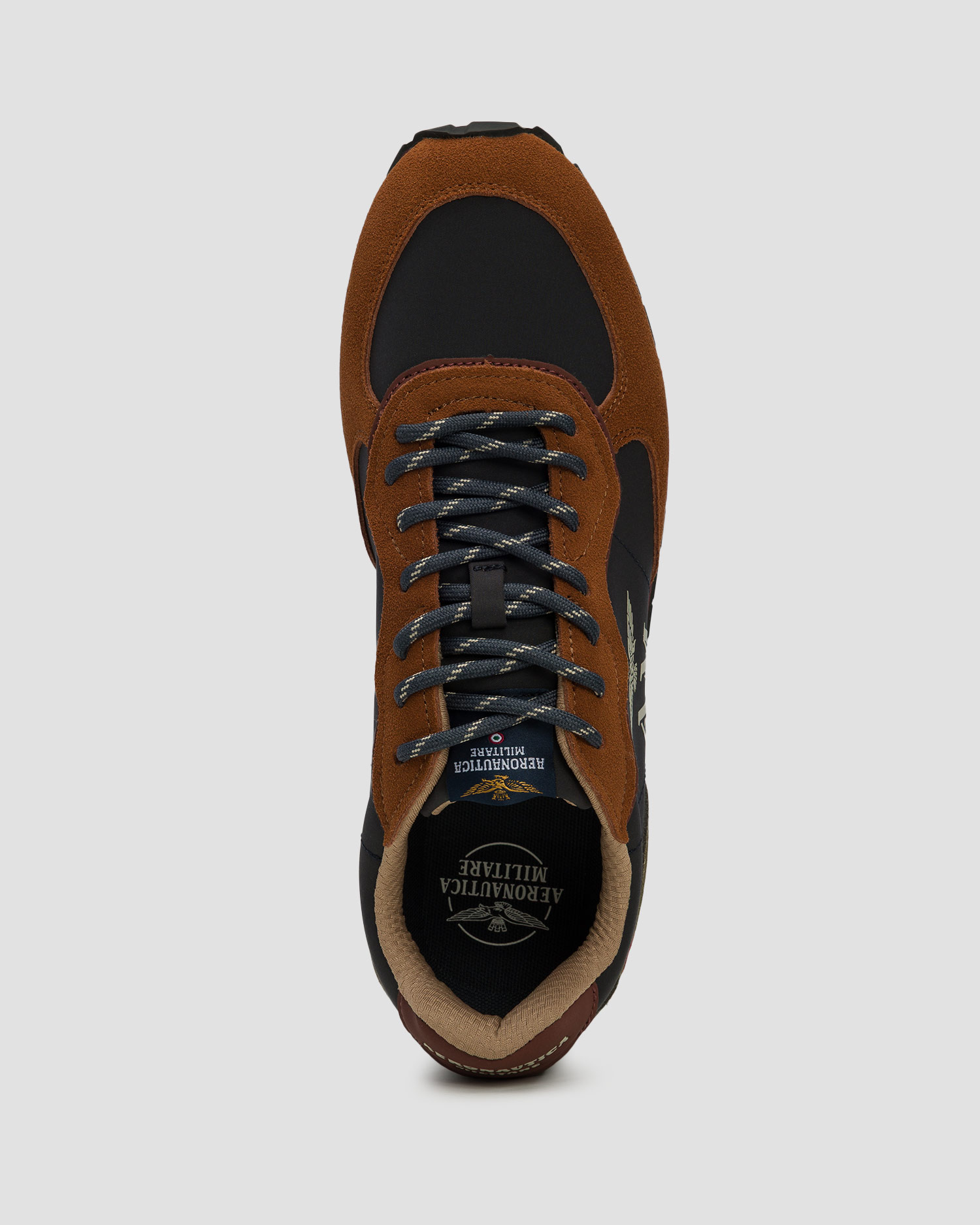 Sneakersy skórzane męskie Aeronautica Militare