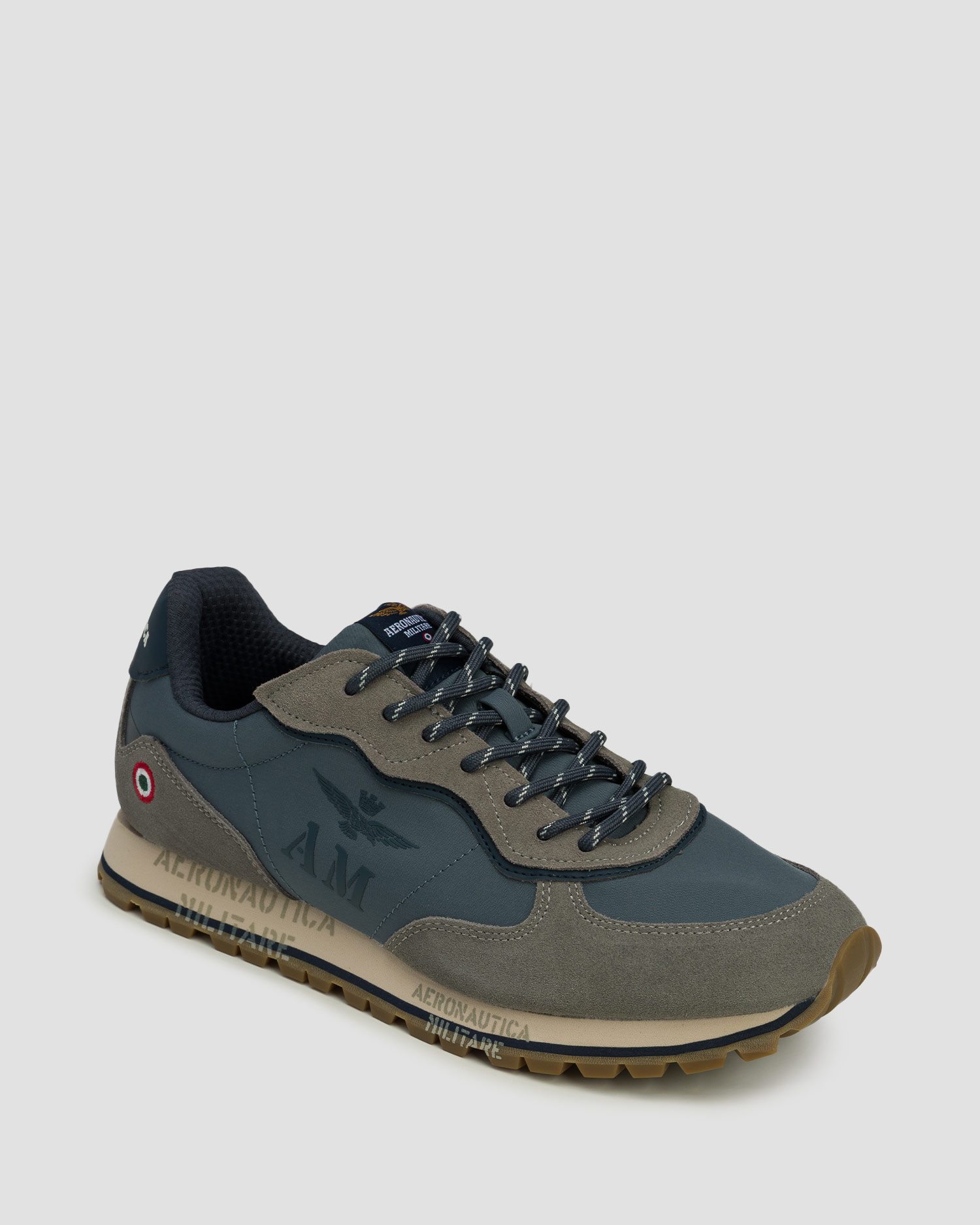 Men's leather sneakers Aeronautica Militare