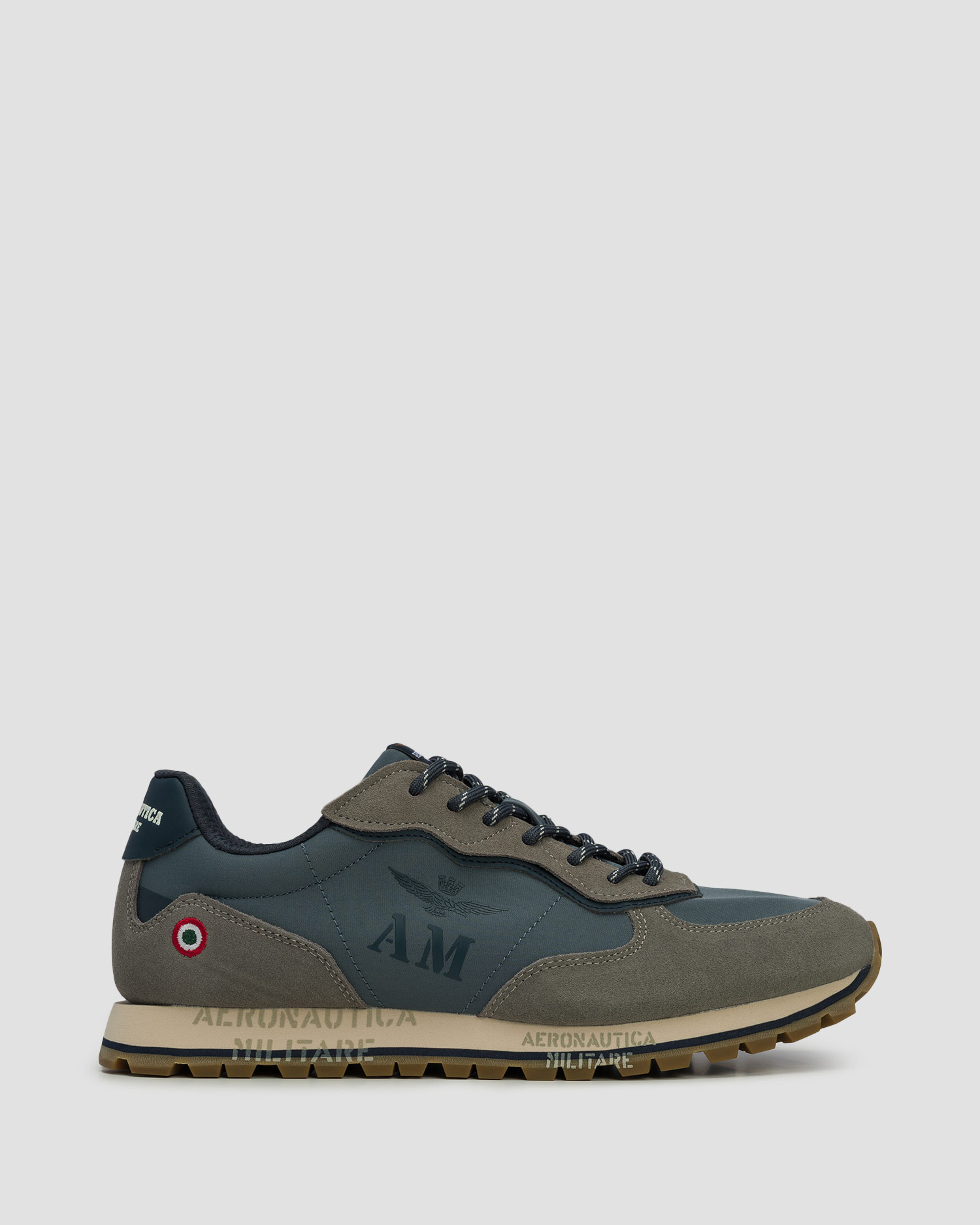 Men's leather sneakers Aeronautica Militare