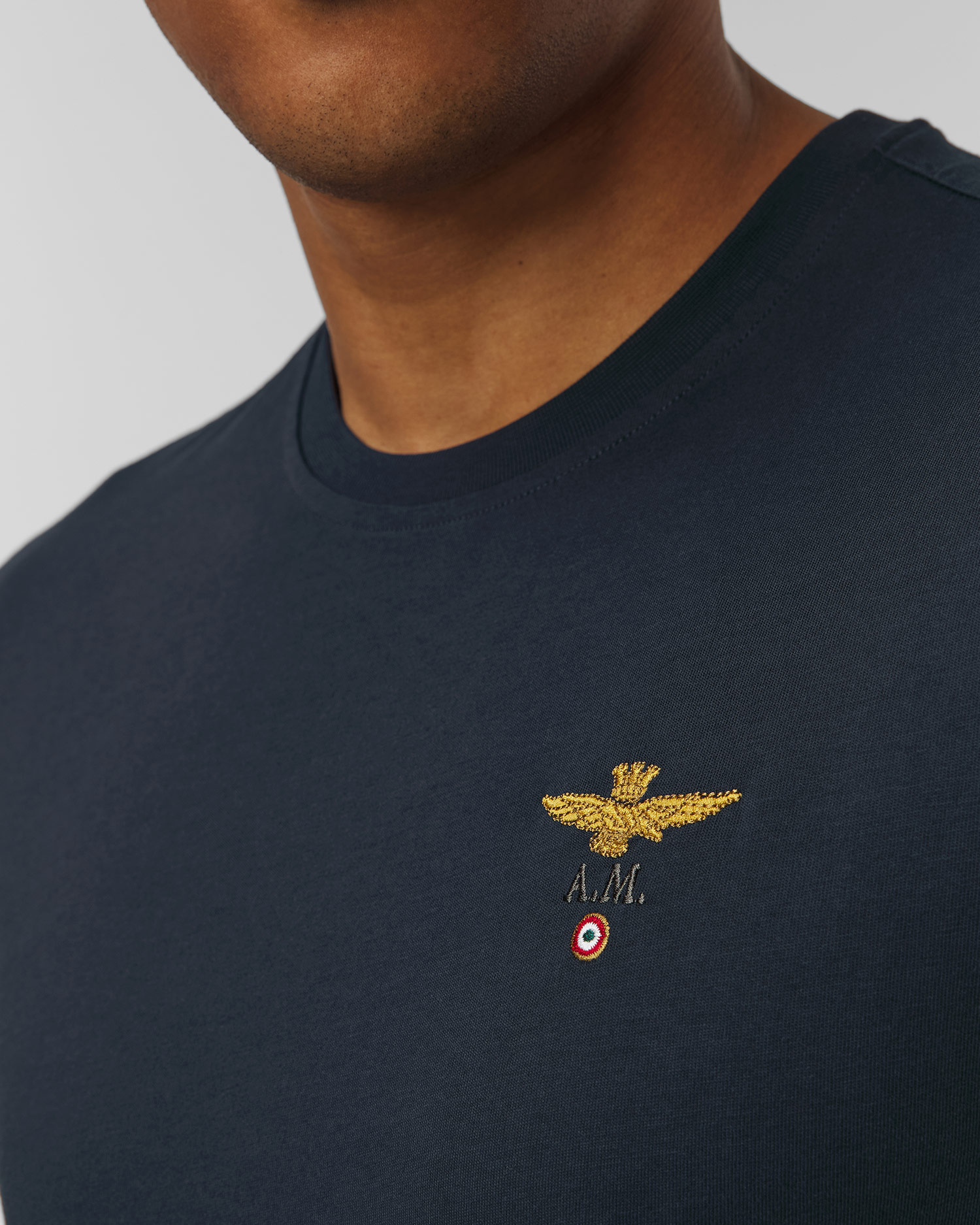 Men's navy blue T-shirt Aeronautica Militare